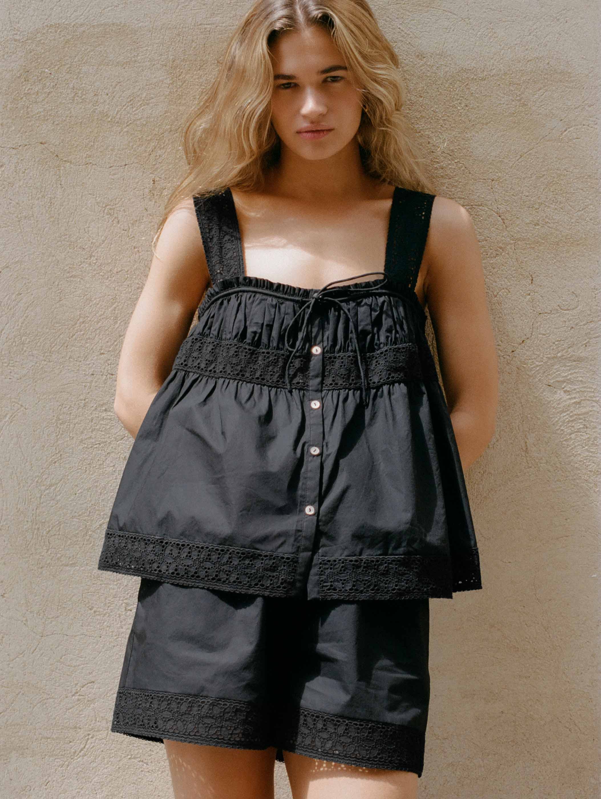 Summer Cami in Noir