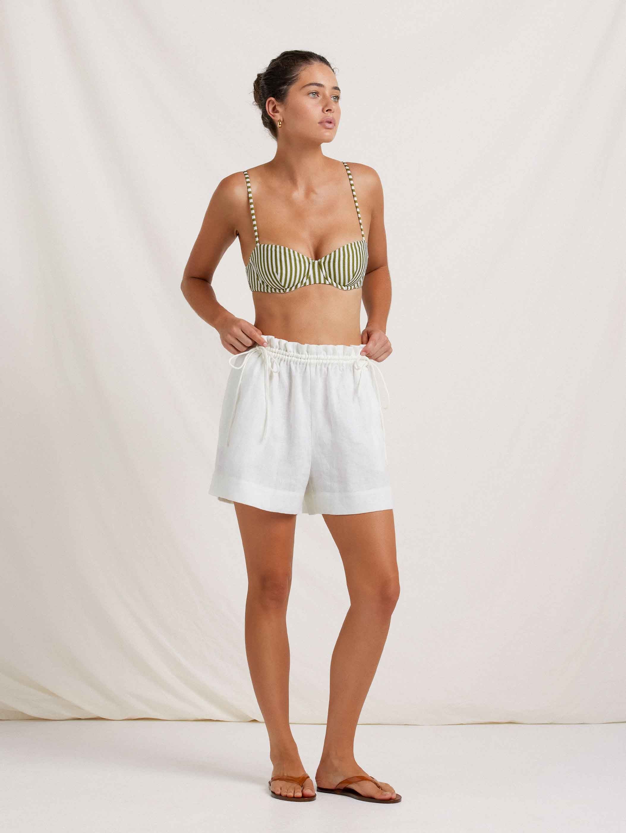 Lover Balconette in Fern Stripe