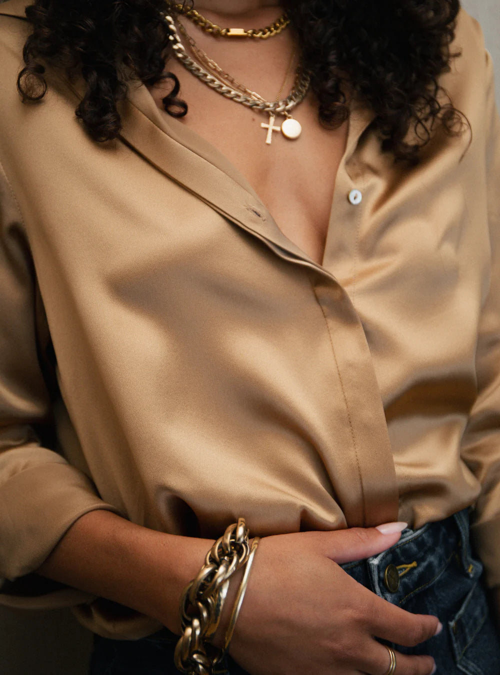 Silhouette Shirt in Bronze