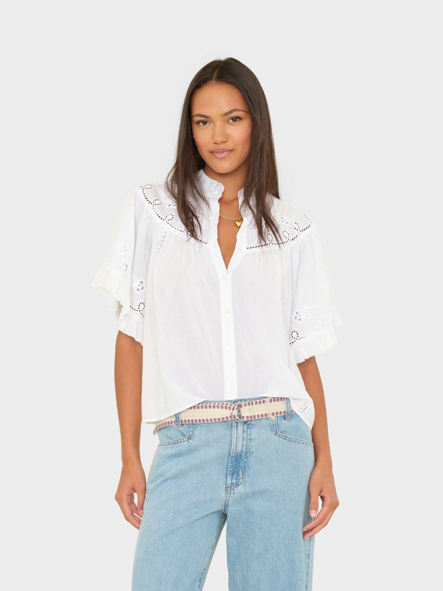 Mae Shirt in White