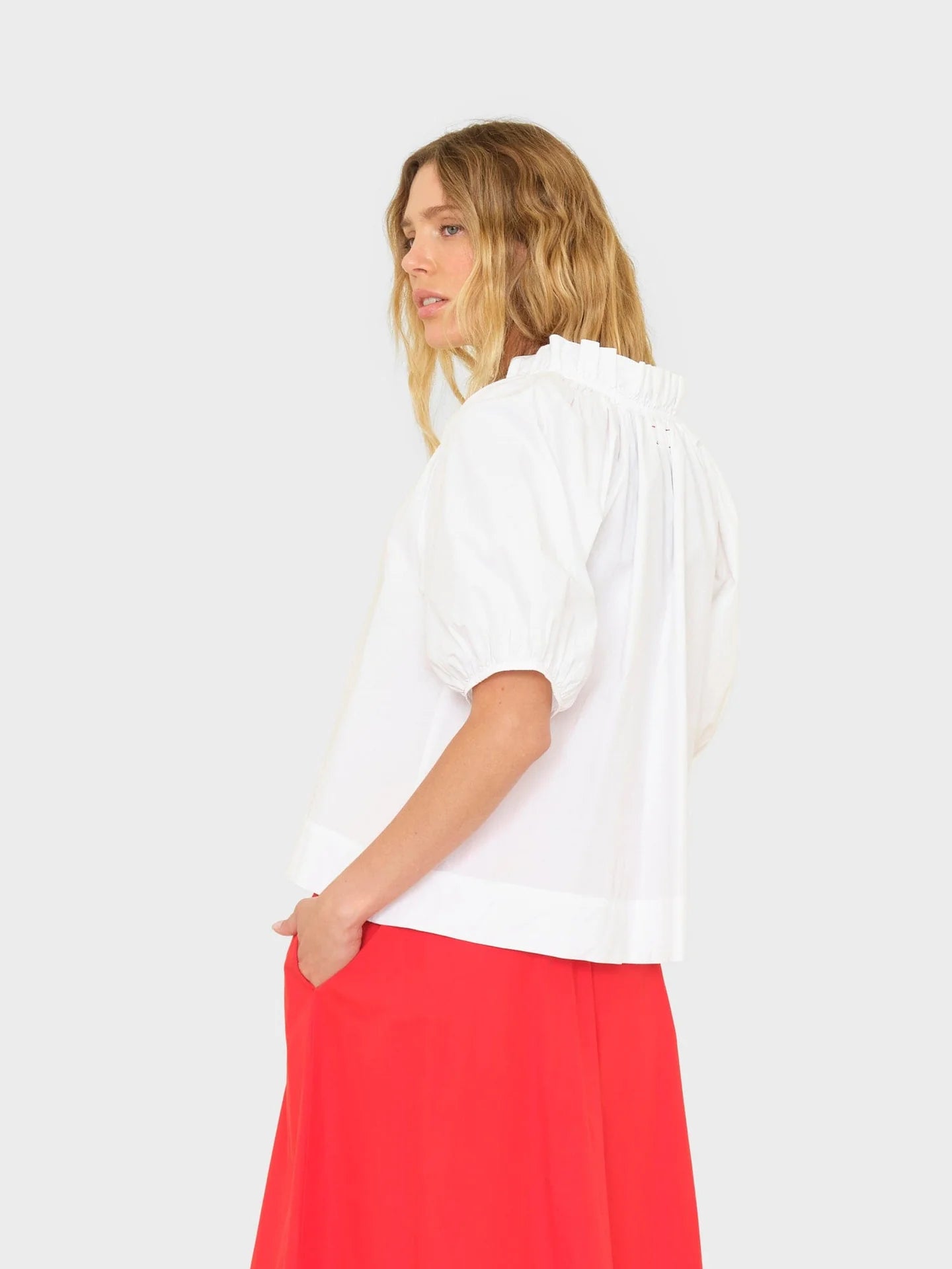Clementine Top in White
