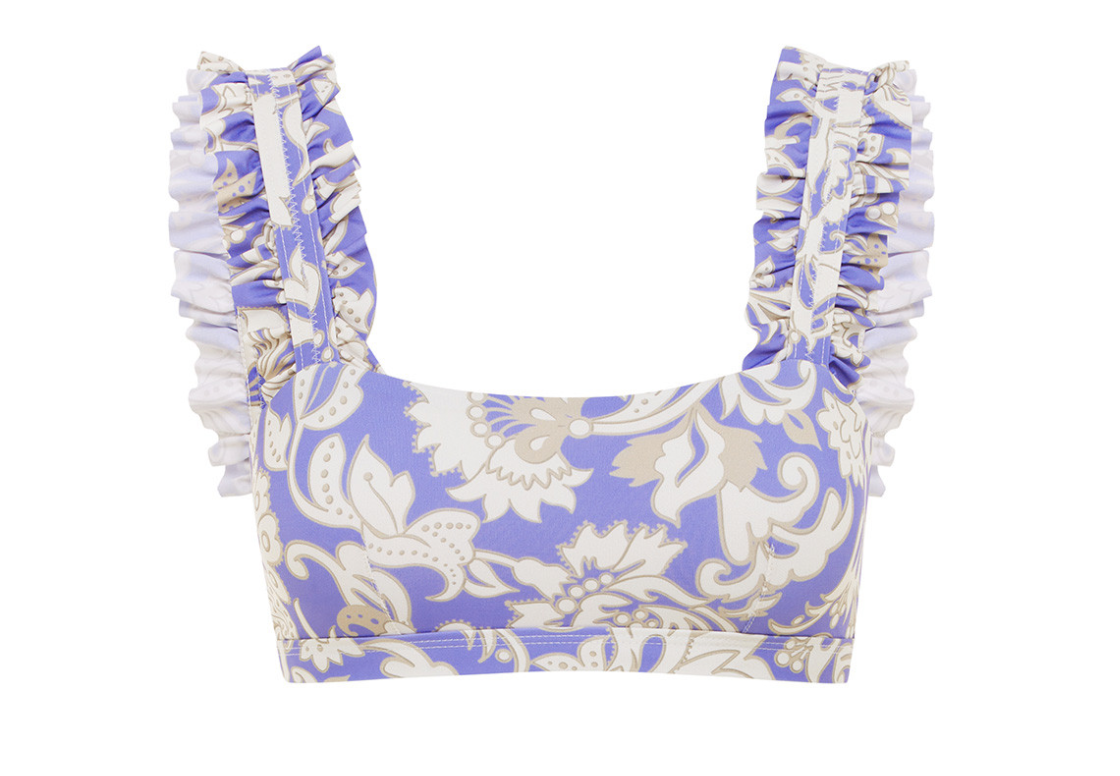 Jacaranda Folk Ruffle Bra