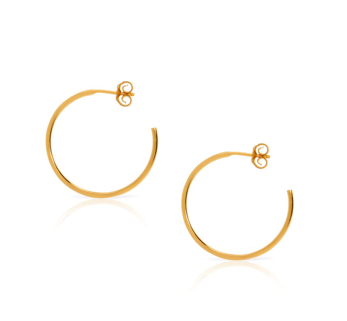 Bene Earrings 25mm Gold