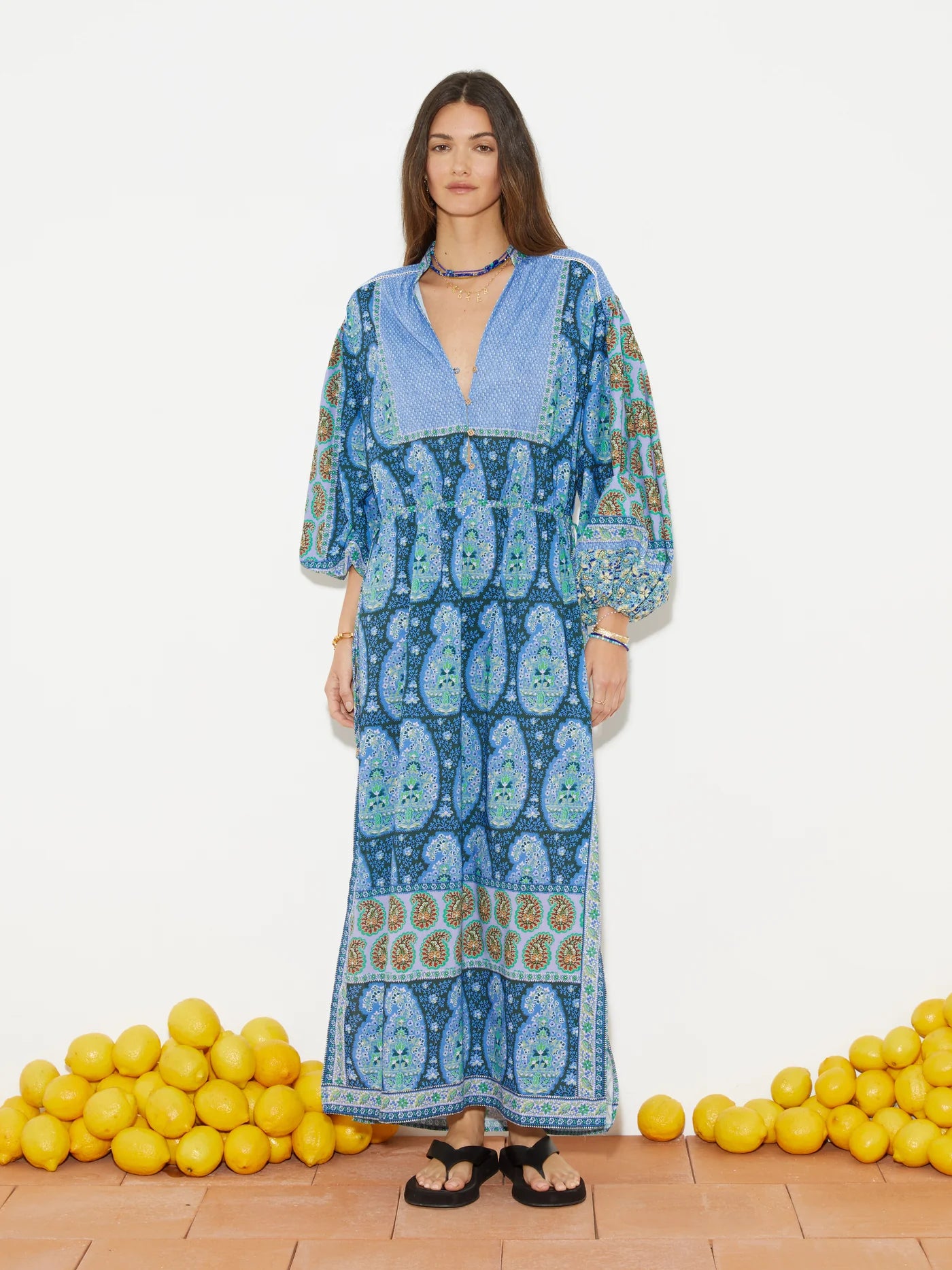 Onda Maxi Smock Dress