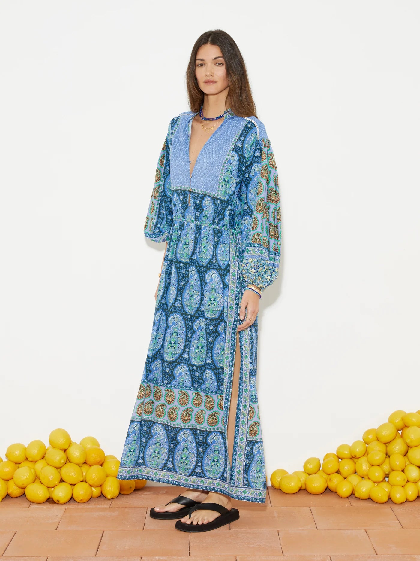 Onda Maxi Smock Dress