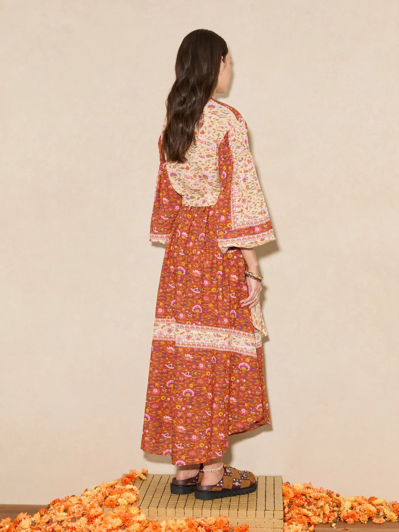 Soraya Midi Smock Dress