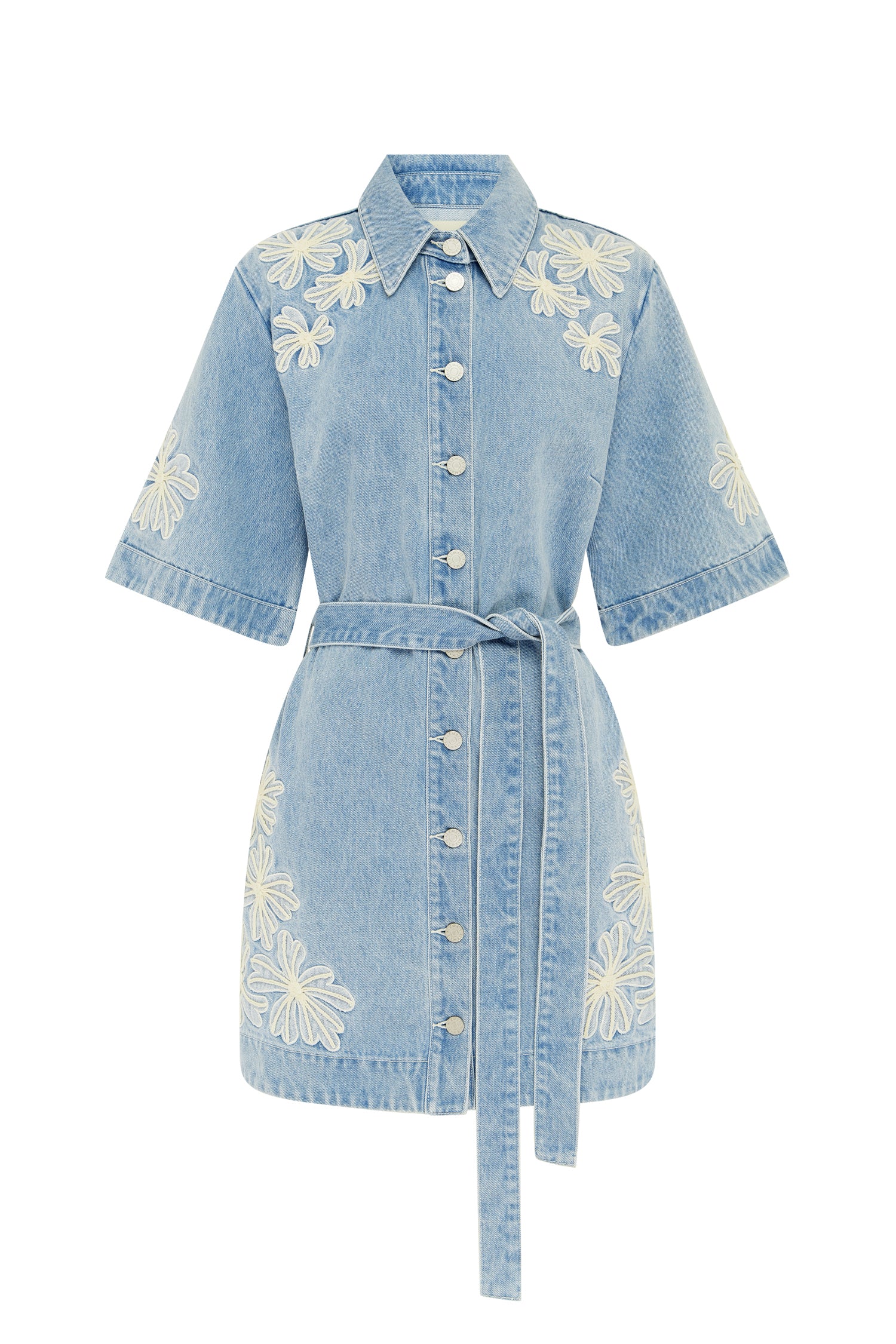 Charlene Denim Mini dress - PRE ORDER