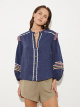 Jeanne Embroidered Blouse
