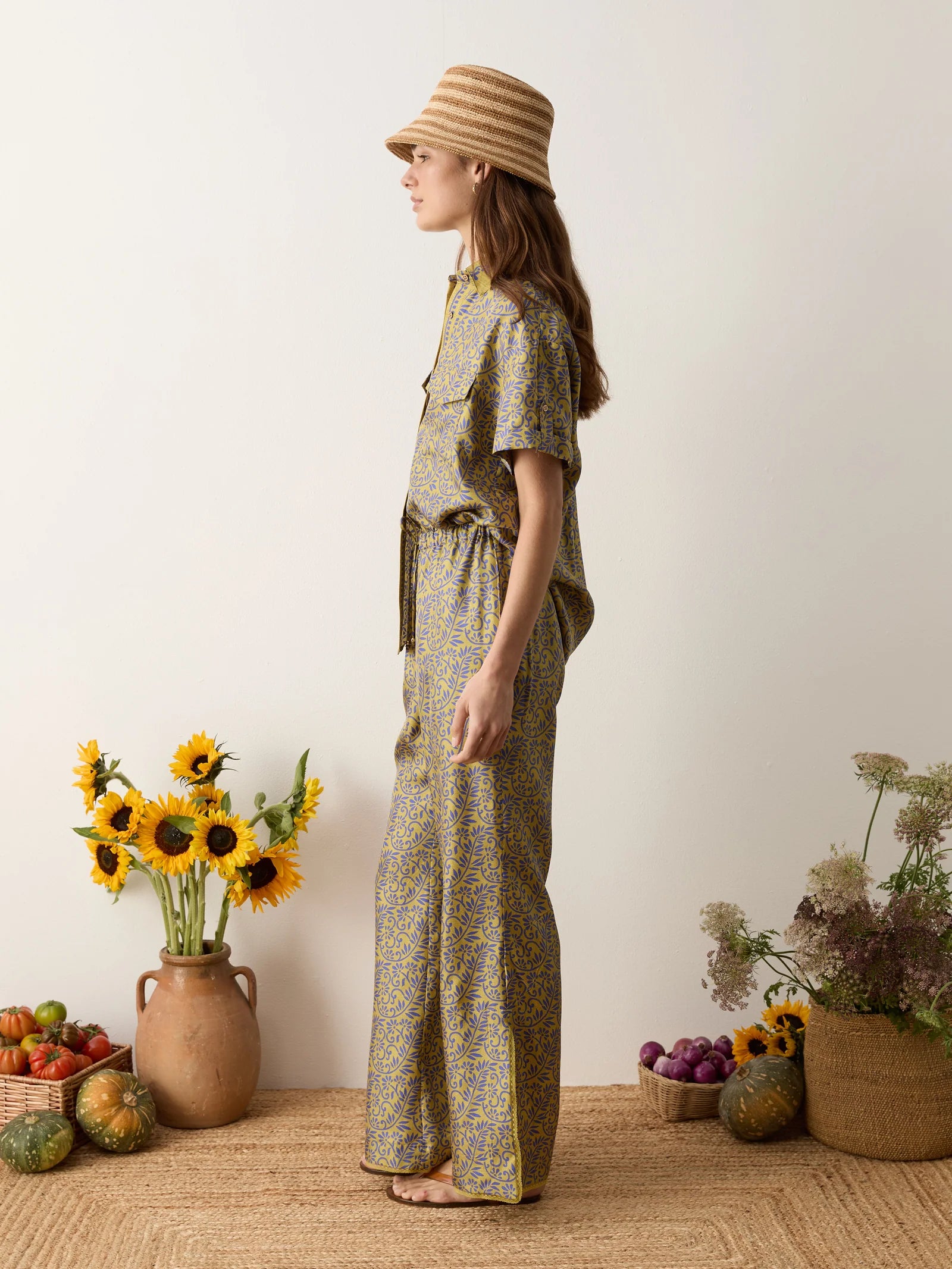 Verve Drawstring Pant with Split