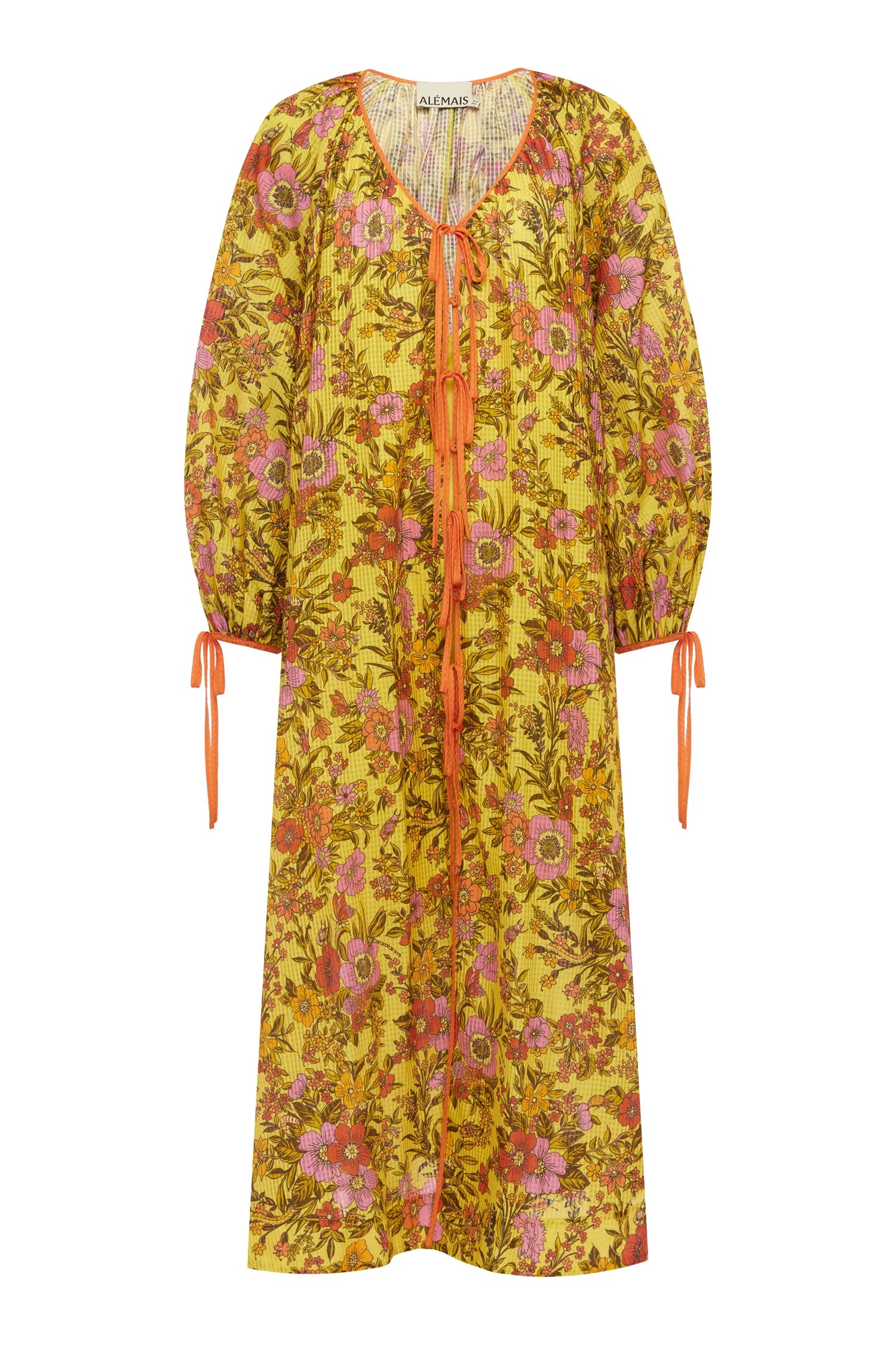 Kitty Tie Front Shirtdress *PRE ORDER