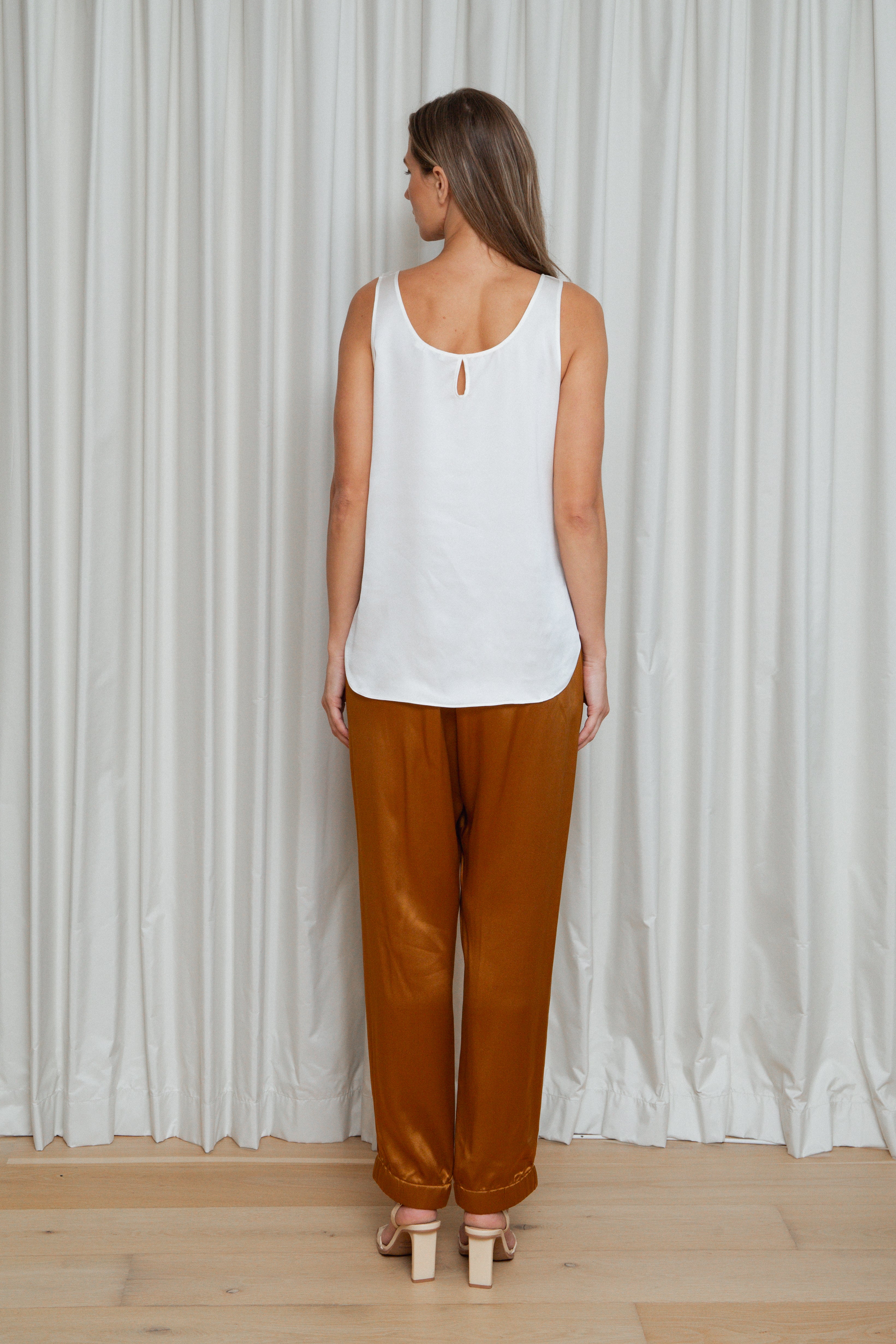 Comfort Pant in Rust