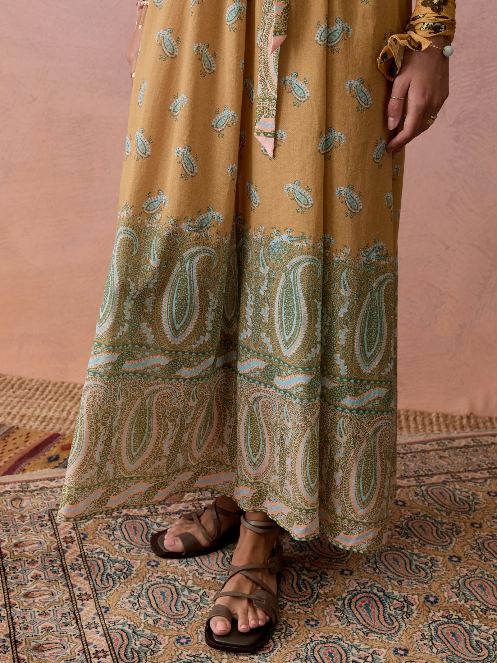 Lucent Maxi Smock Dress