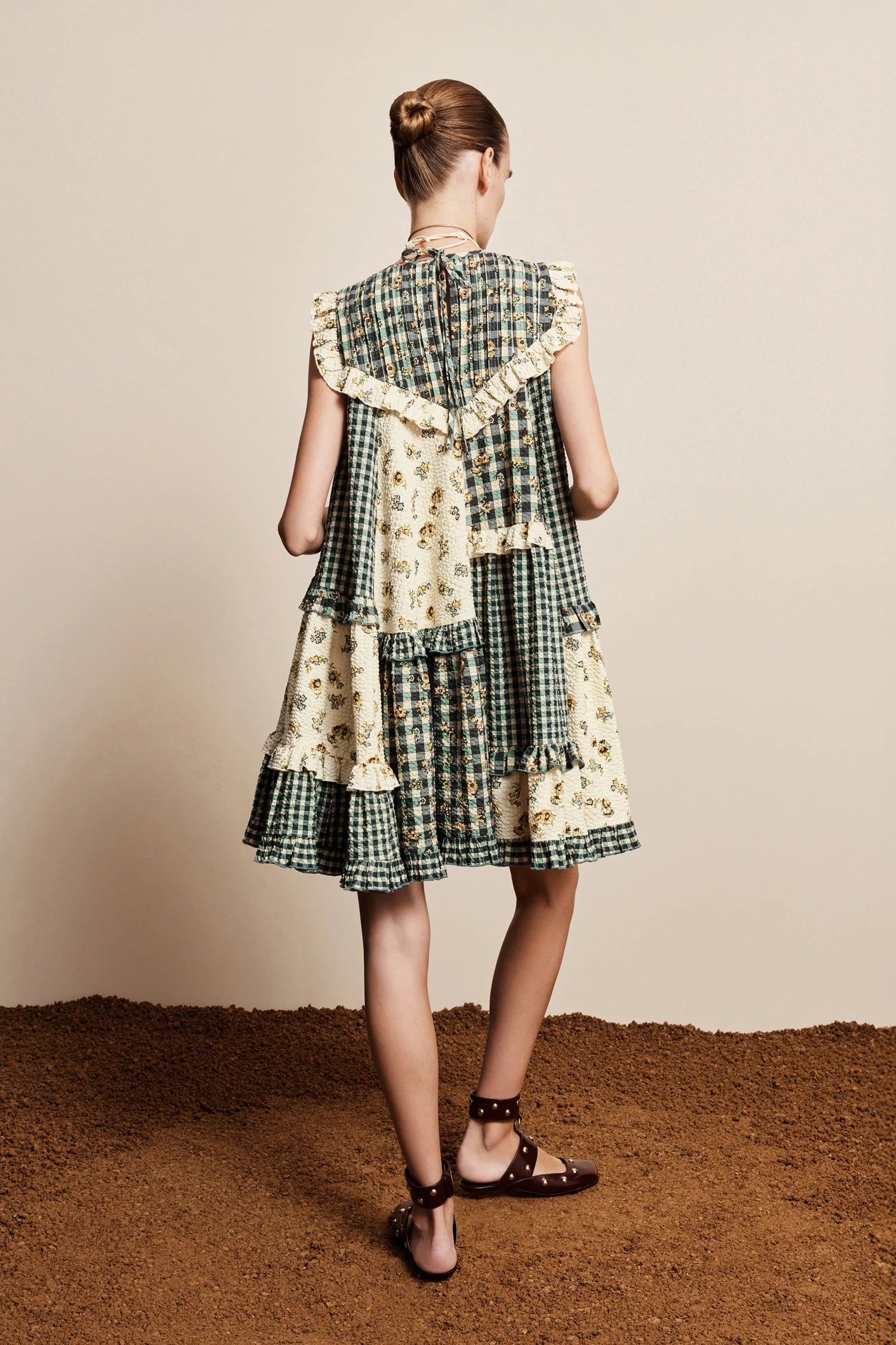 Outrider Seersucker Mini Dress