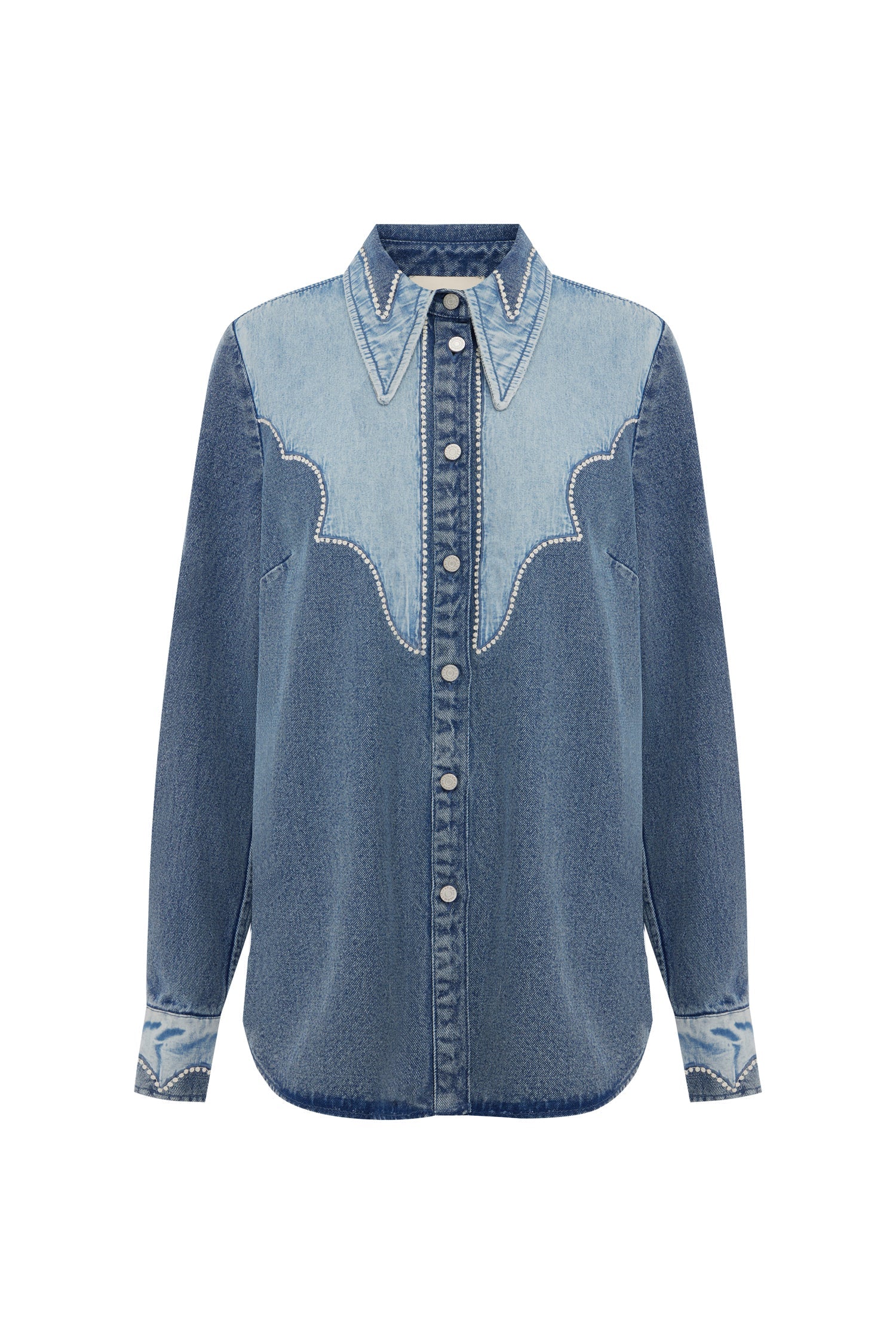 Jesse Denim Applique Shirt
