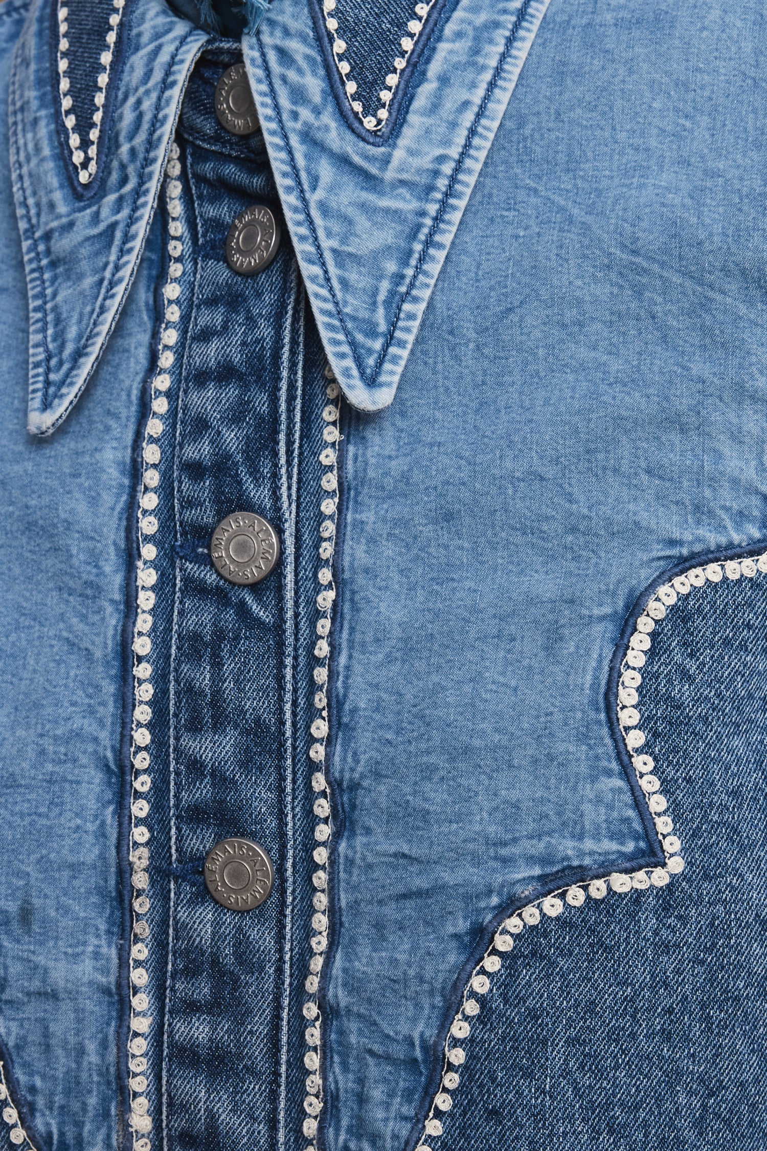Jesse Denim Applique Shirt