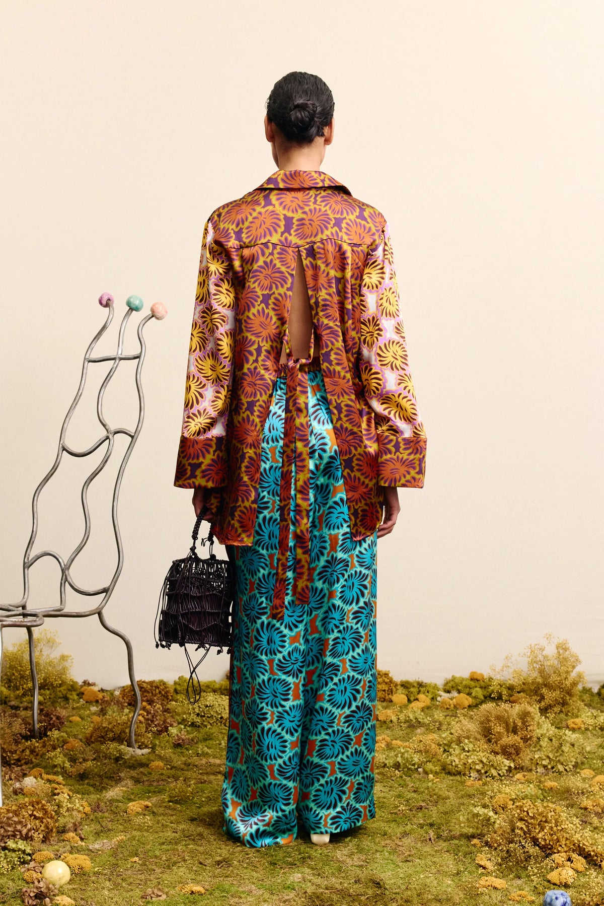 Xander Spliced Silk Pant PRE ORDER