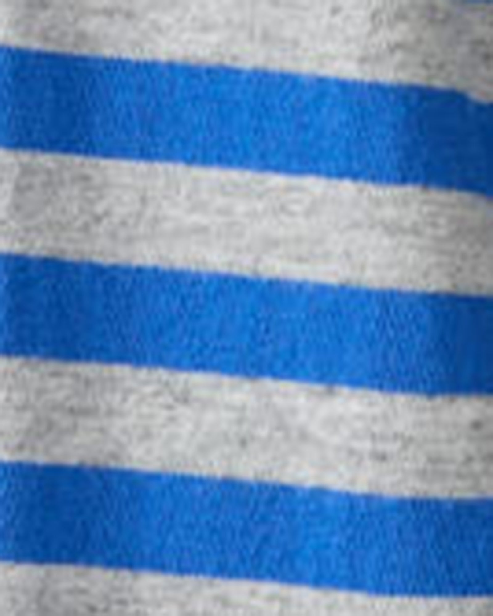 Stripe Boyfriend L/S T-Shirt in Cobalt/Grey Marl