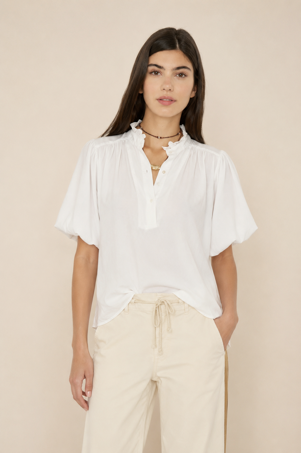 Lyla Shirt in White