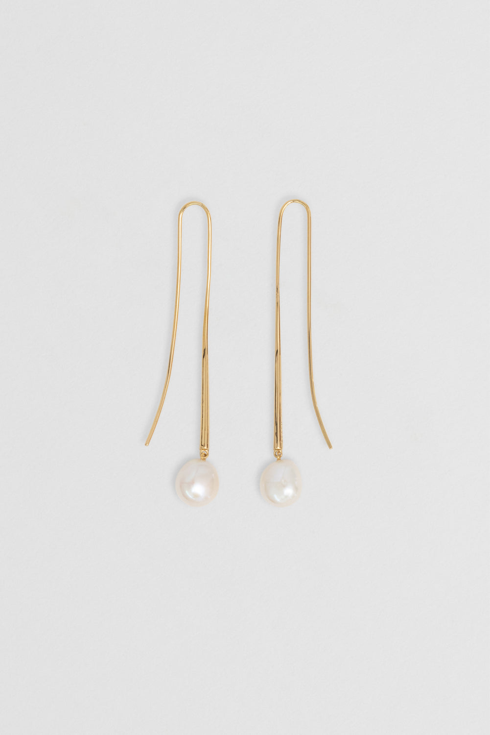 Cusp Pearl Earrings - Gold