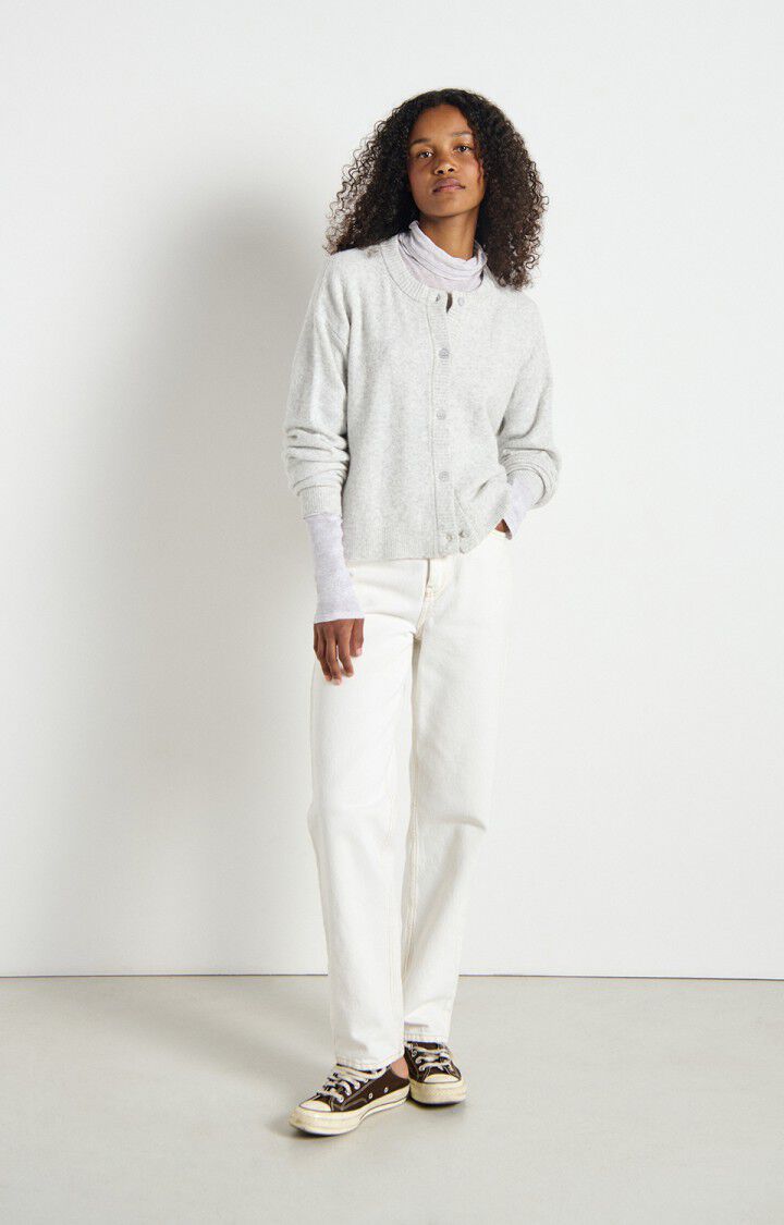 Damsville Cardigan in Heather Grey