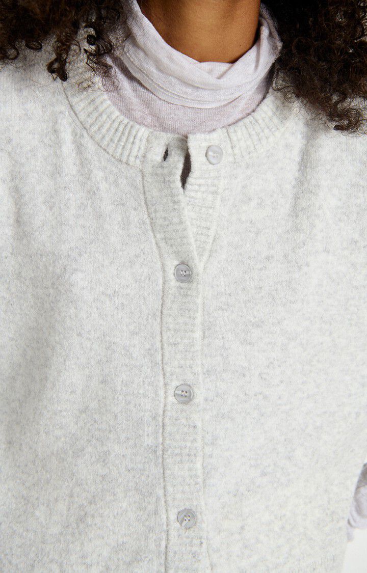 Damsville Cardigan in Heather Grey