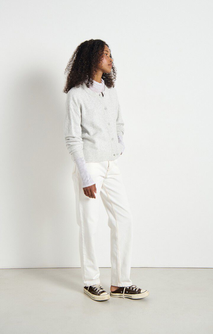 Damsville Cardigan in Heather Grey