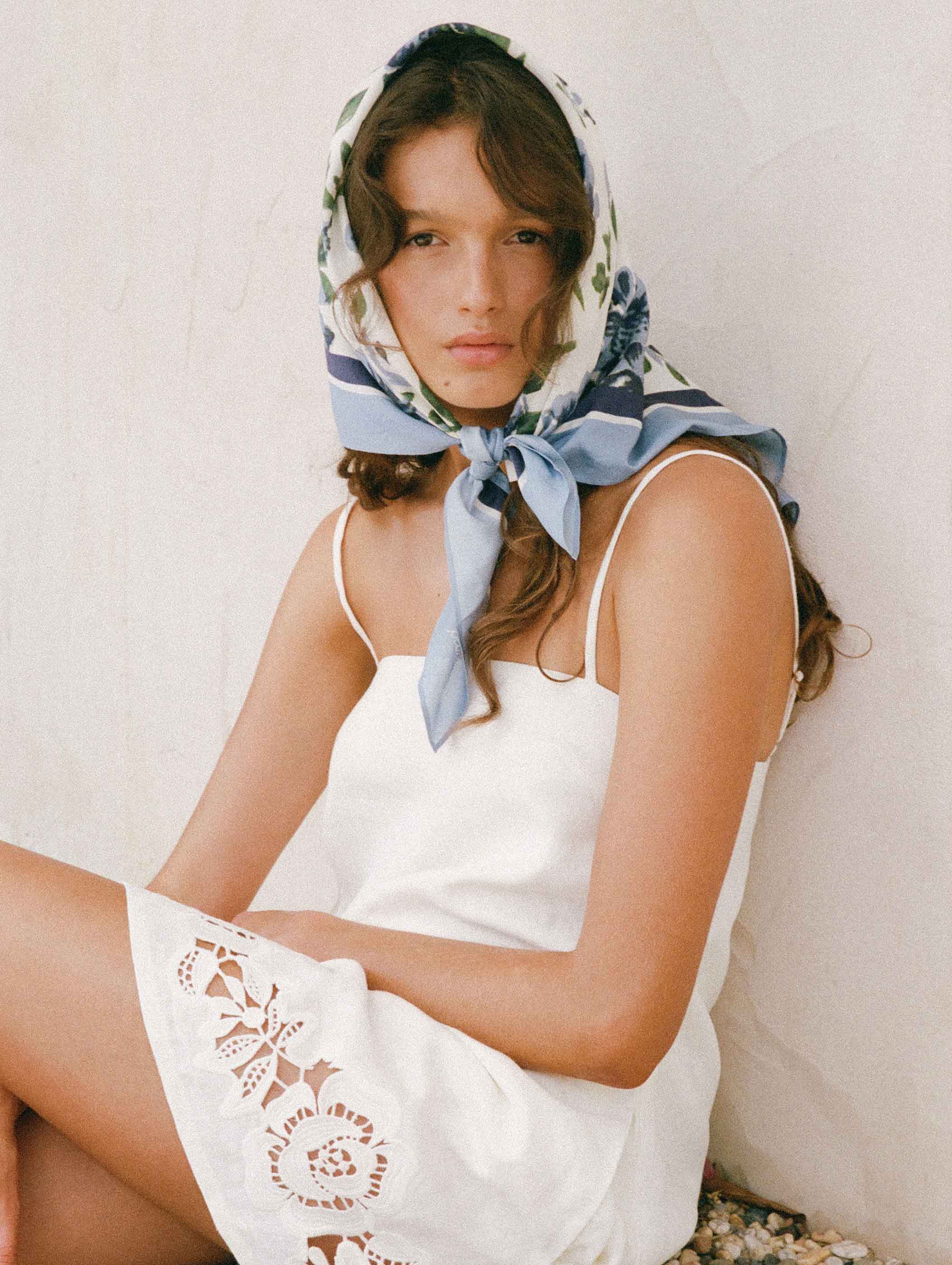 Holiday Mini Dress in Gardenia