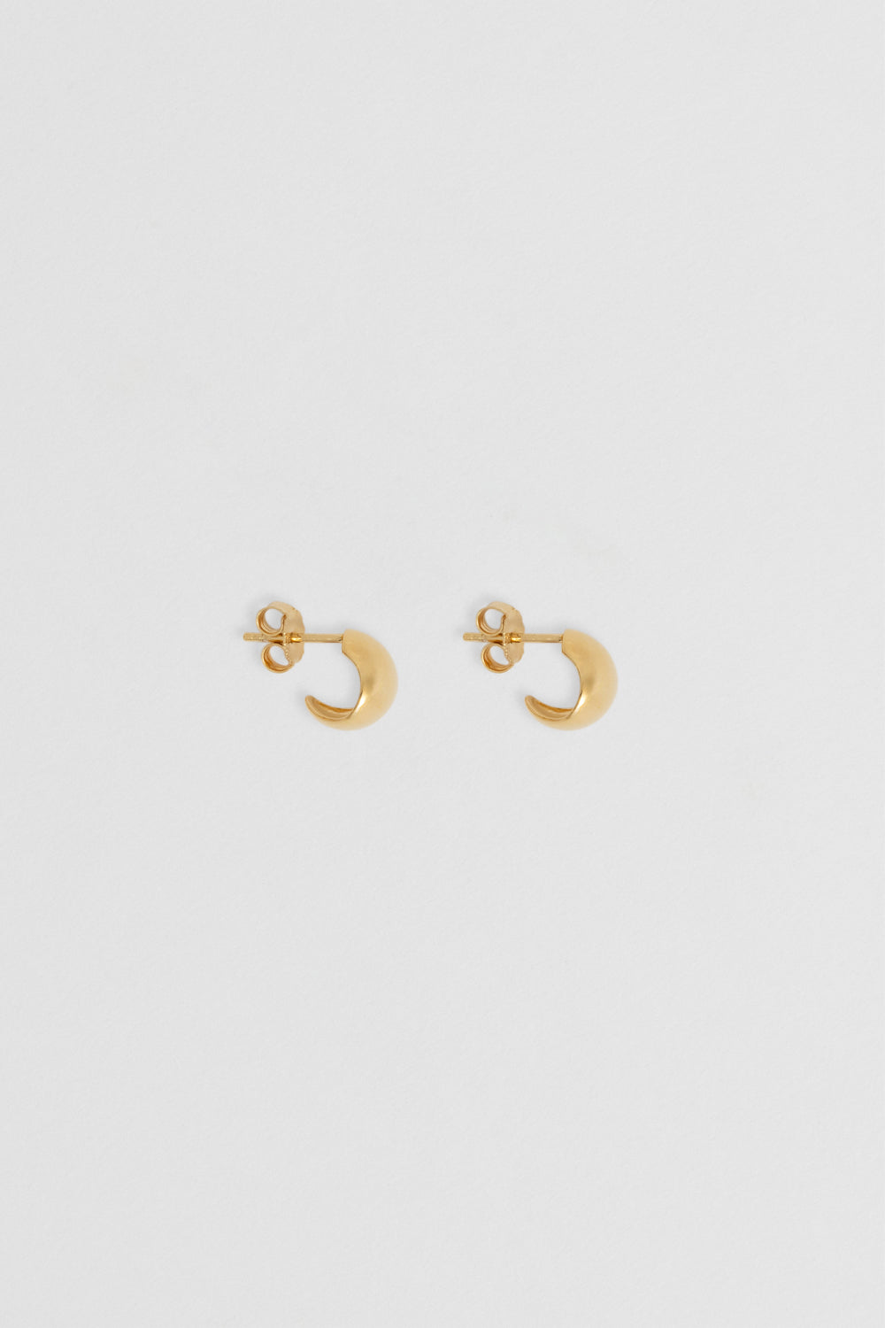 Fold Hoops Small - Gold