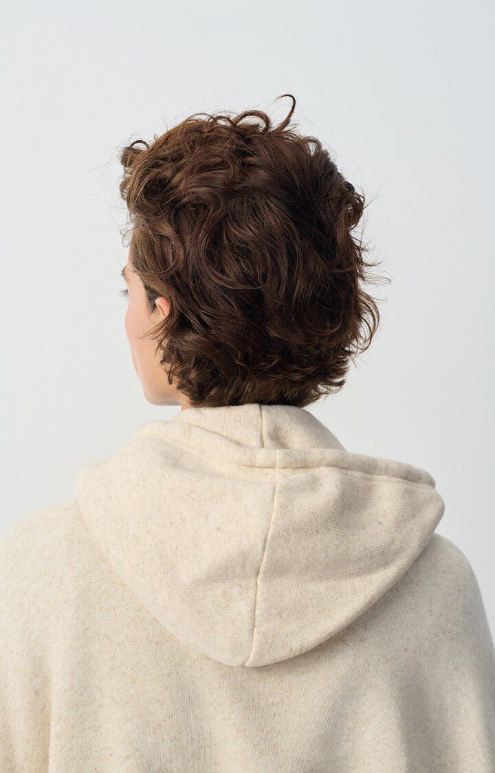 Itonay Zip-up Sweatshirt in Ecru