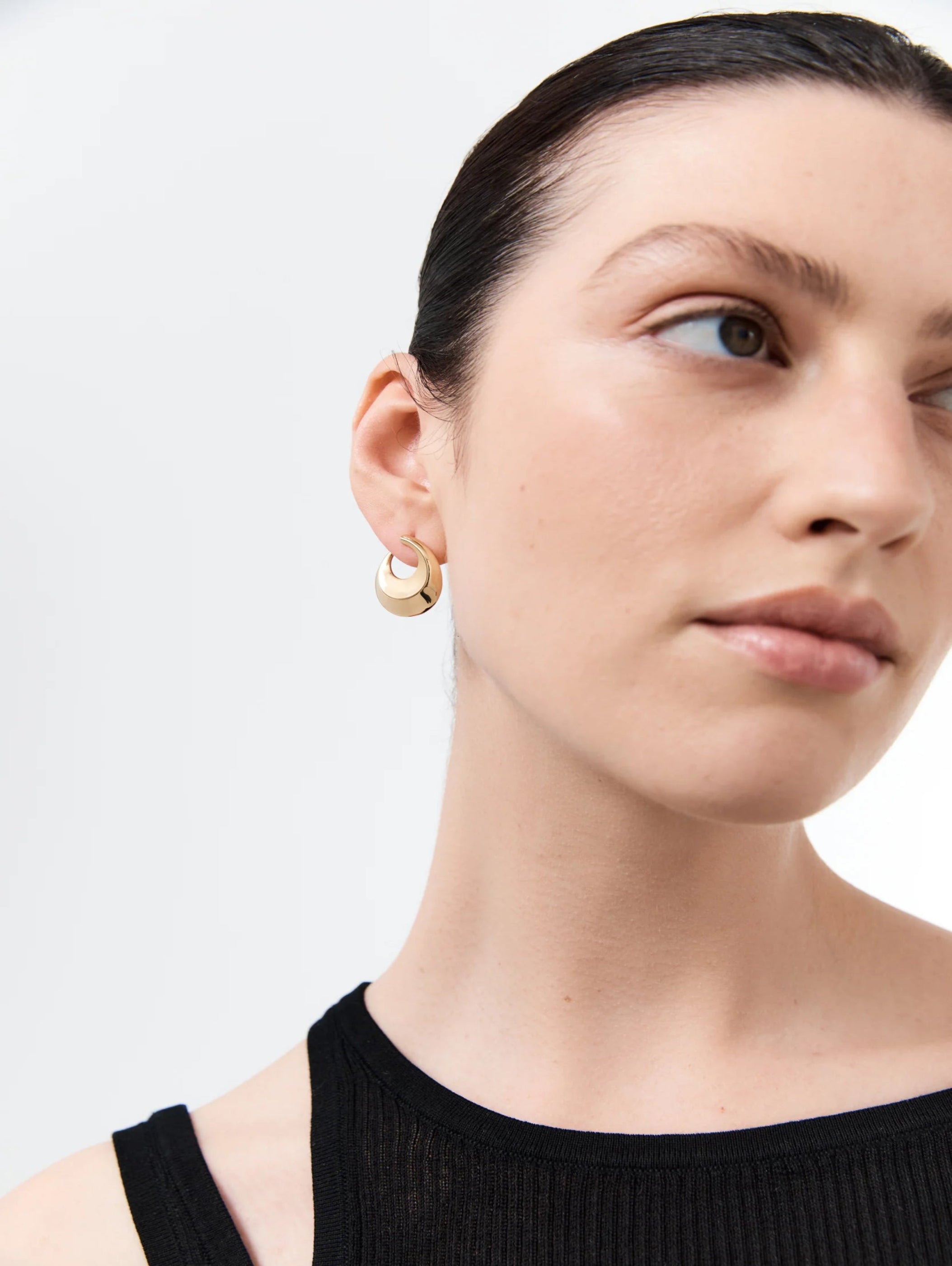 Open Earrings - Gold