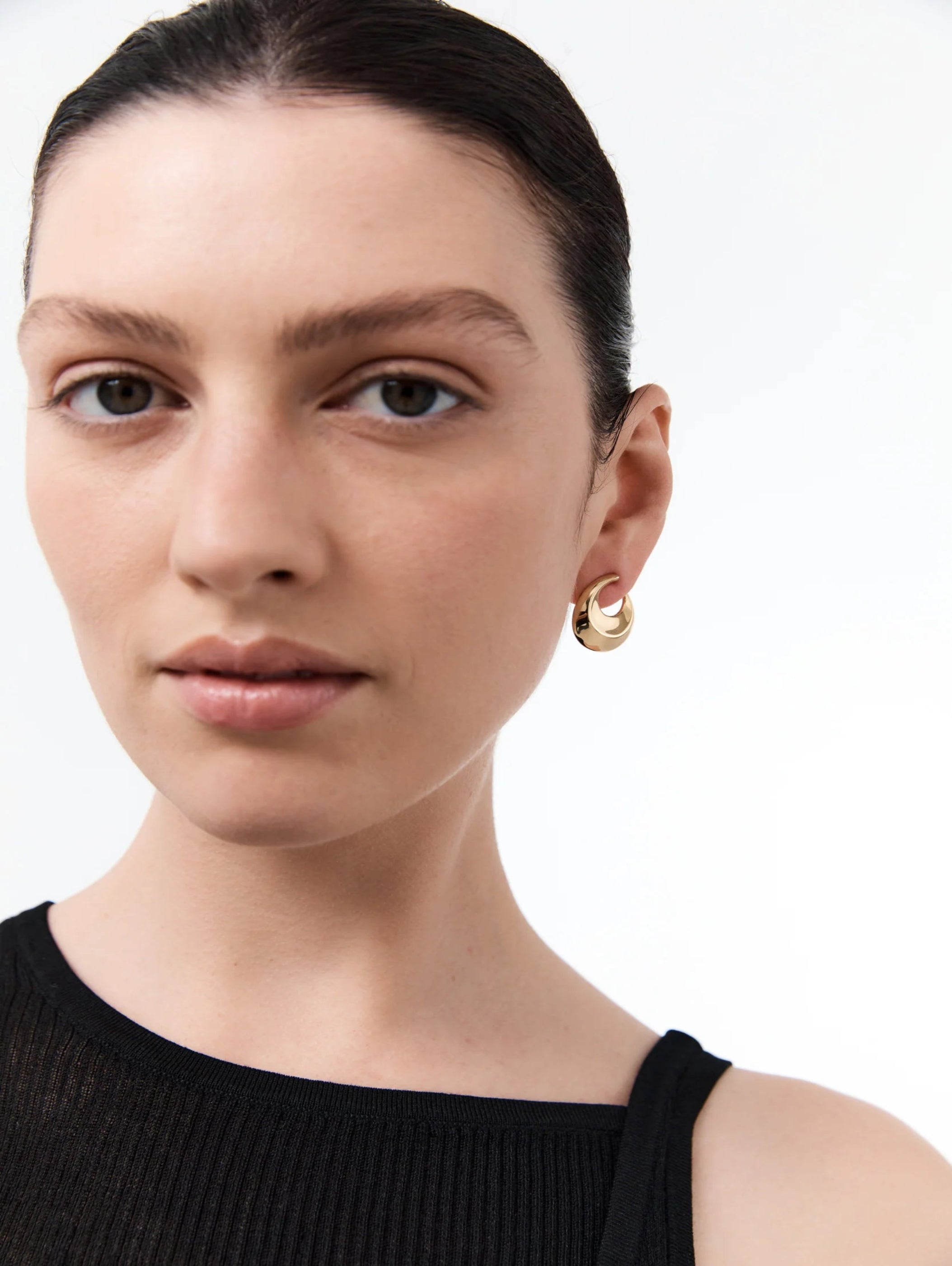 Open Earrings - Gold