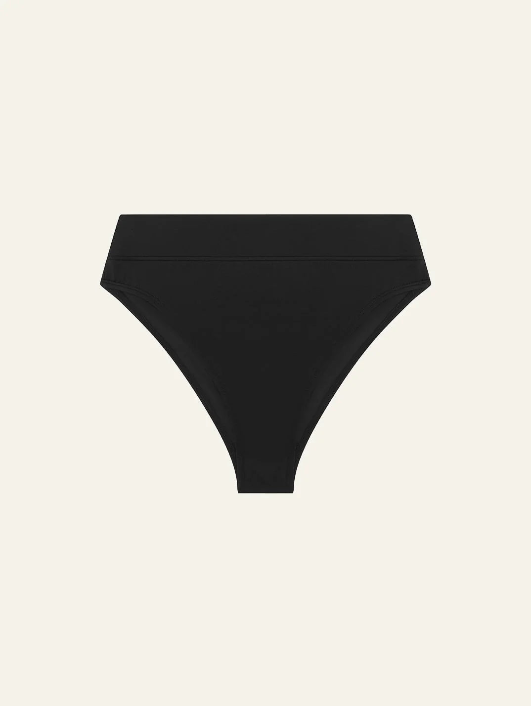 Mid high Cut Pant in Noir