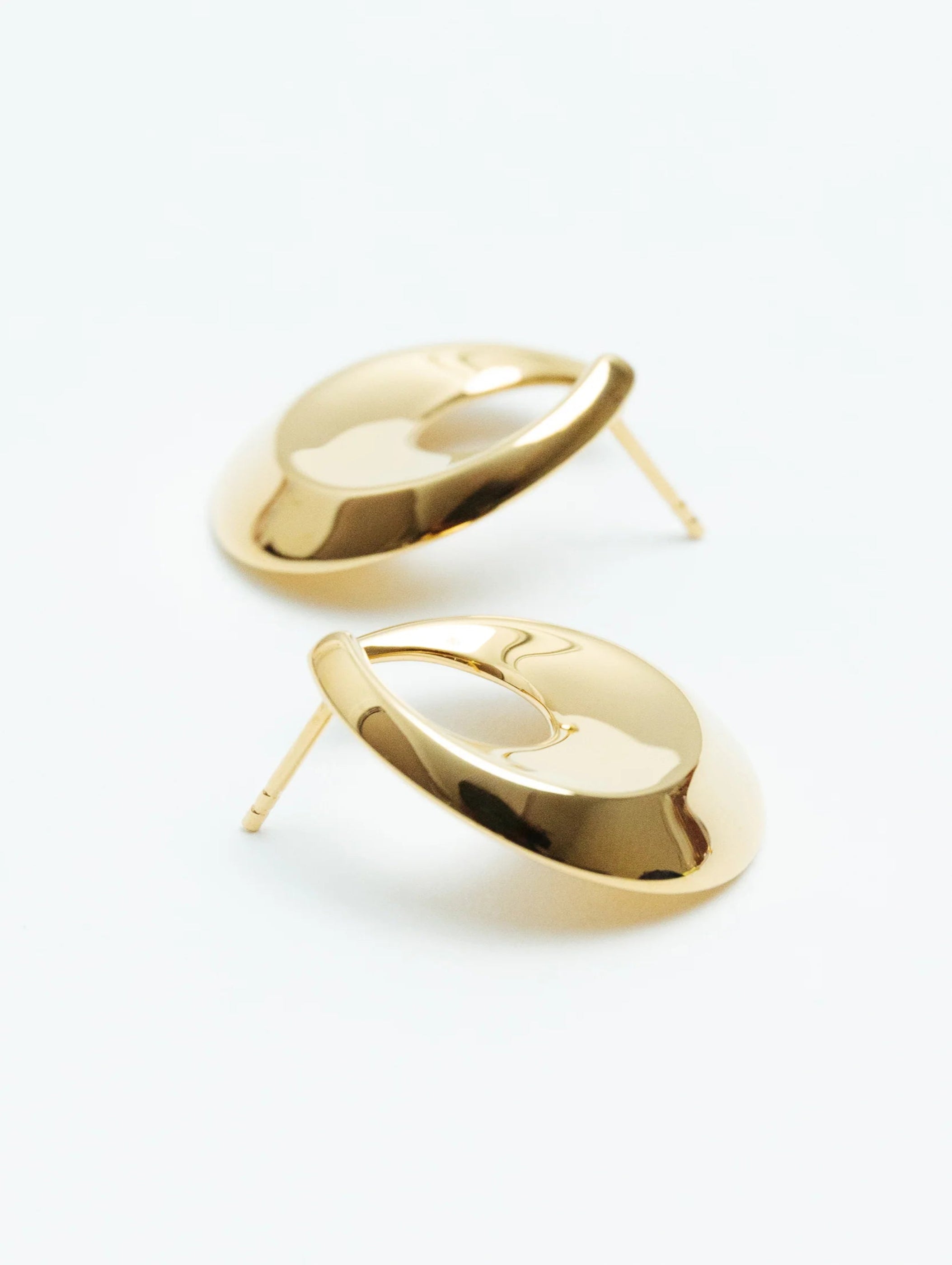 Open Earrings - Gold