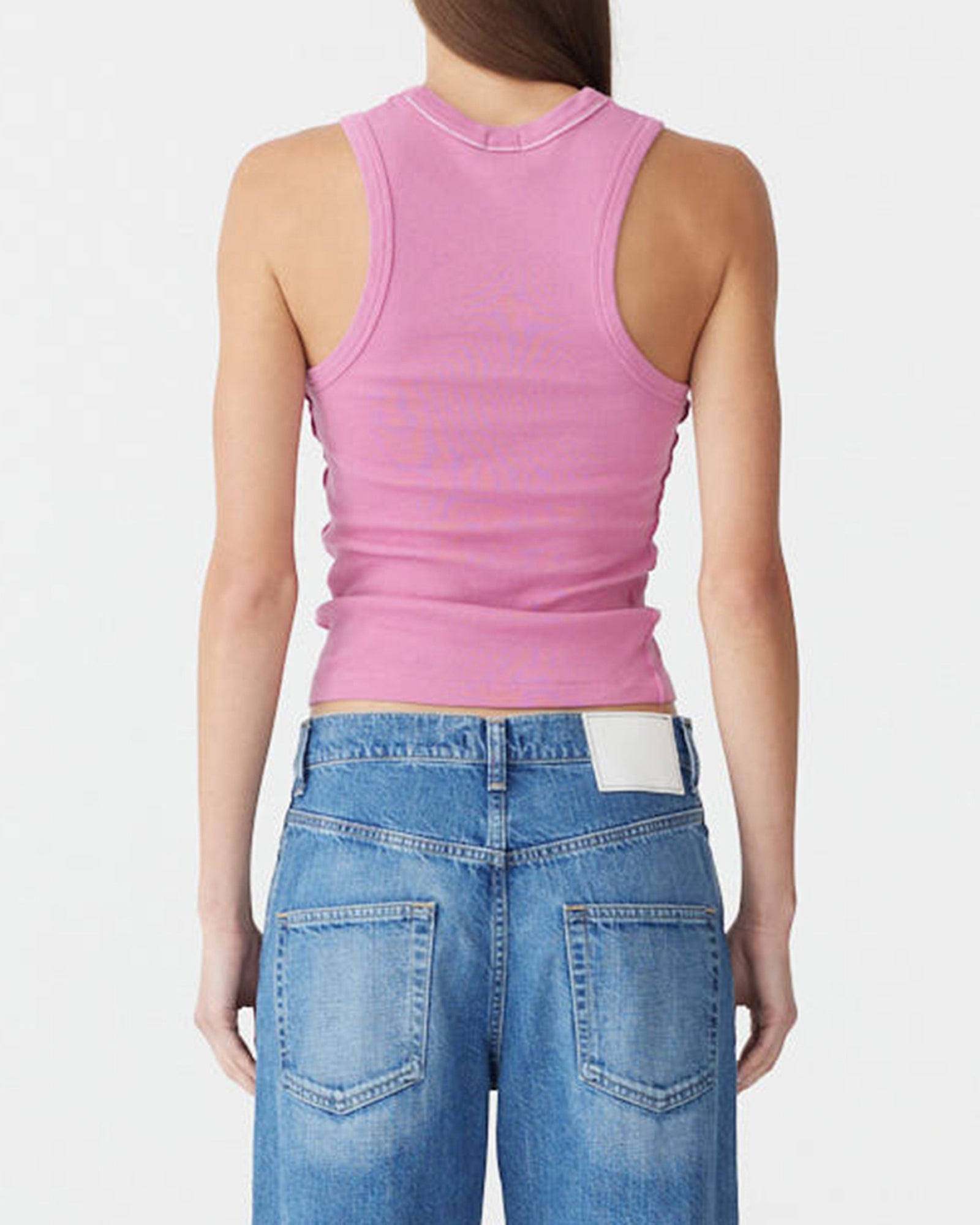Seam Detail Tank in Boysenberry