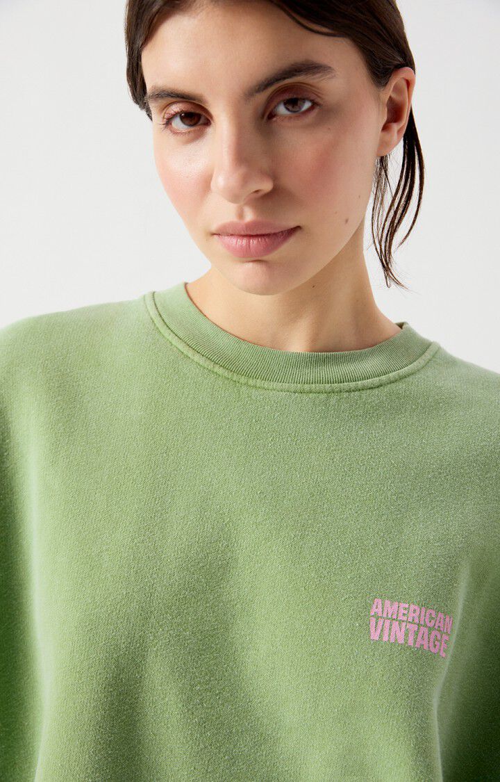 Plizzy Sweatshirt in Vintage Lemongrass