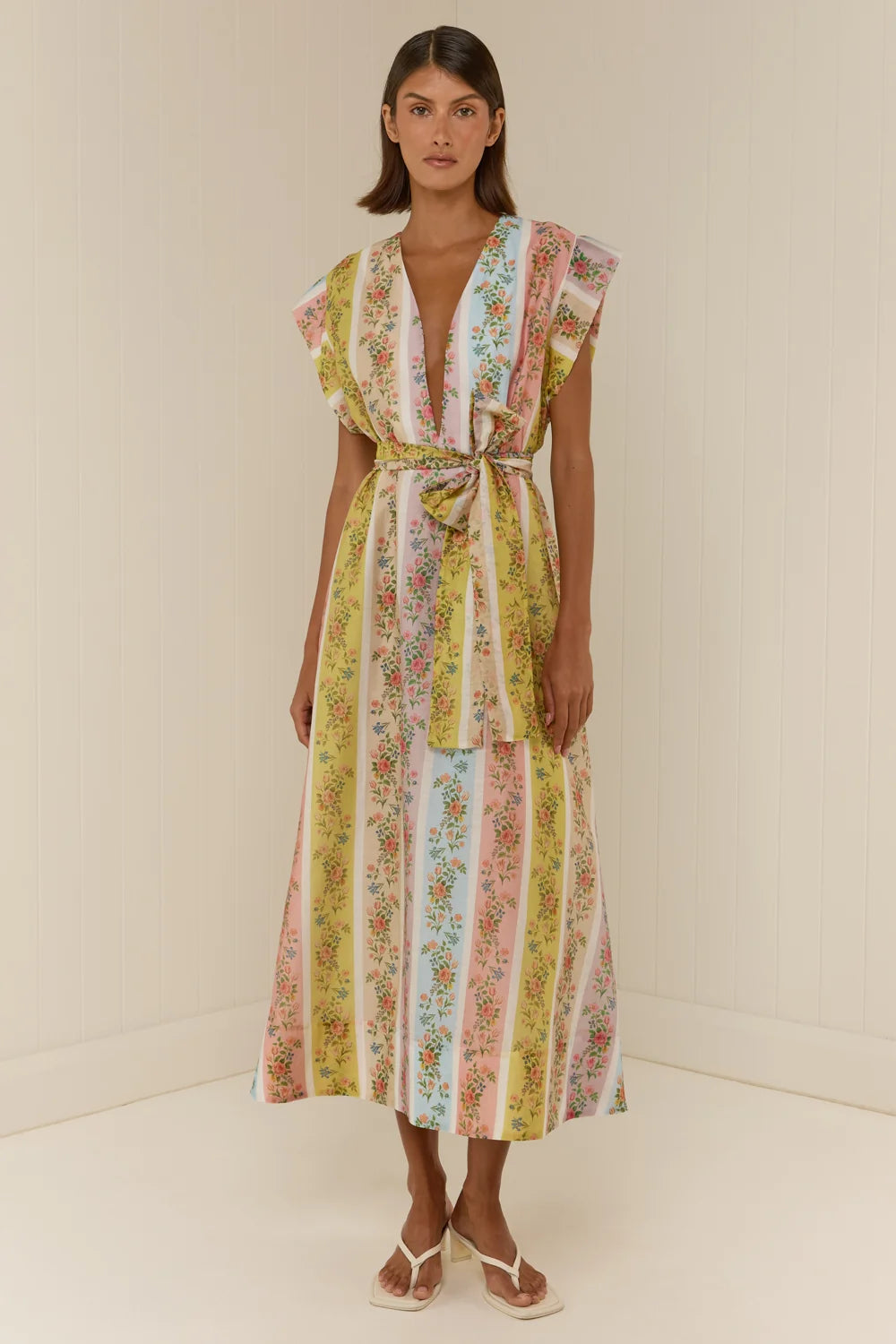 Gigi Dress in Coco Stripe
