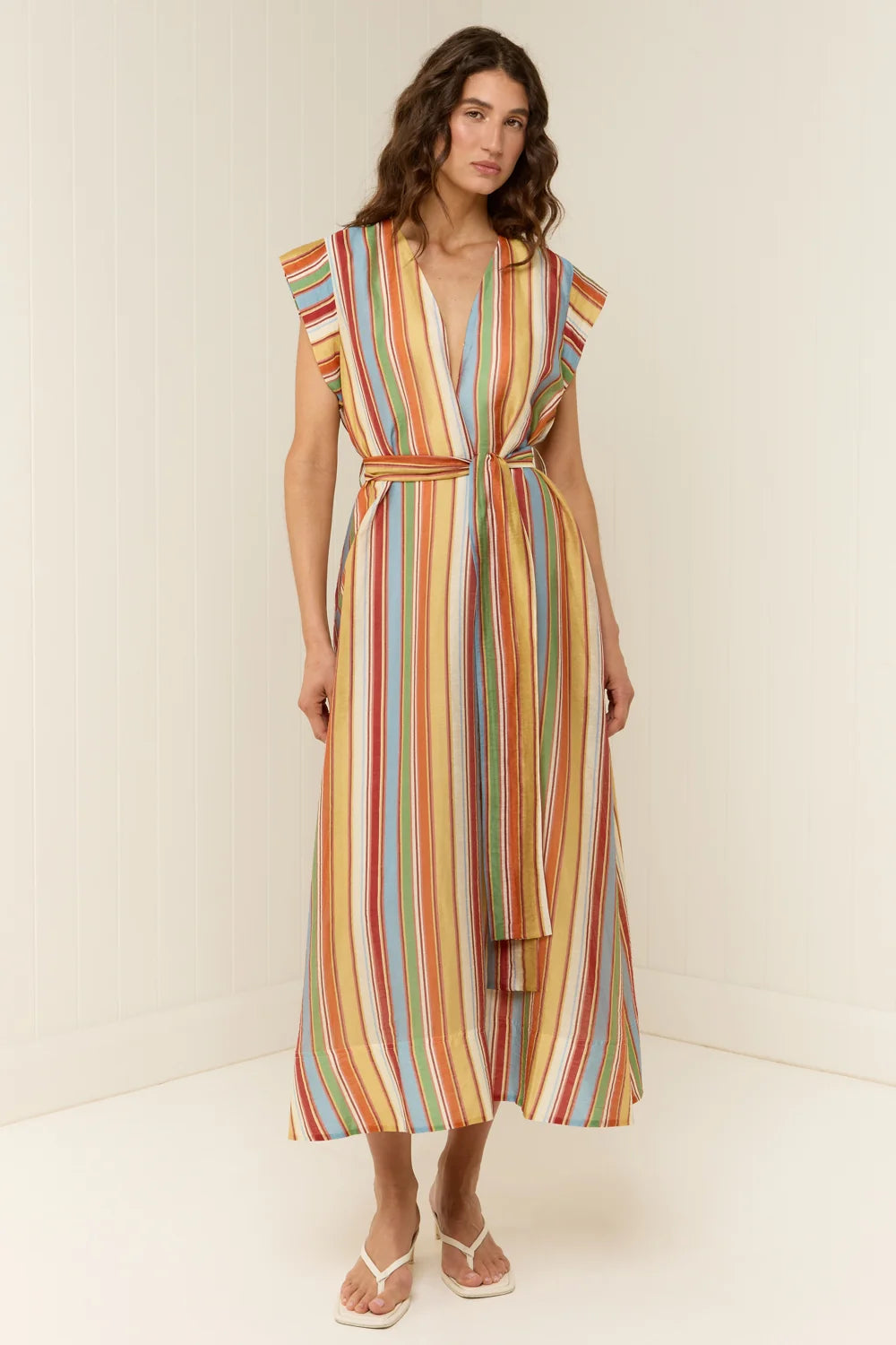 Gigi Dress in Anana Stripe