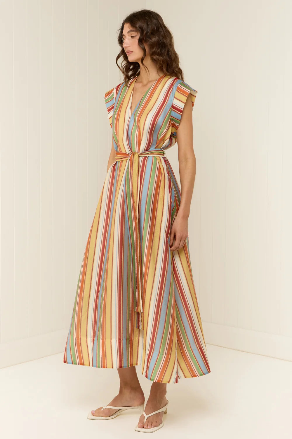 Gigi Dress in Anana Stripe