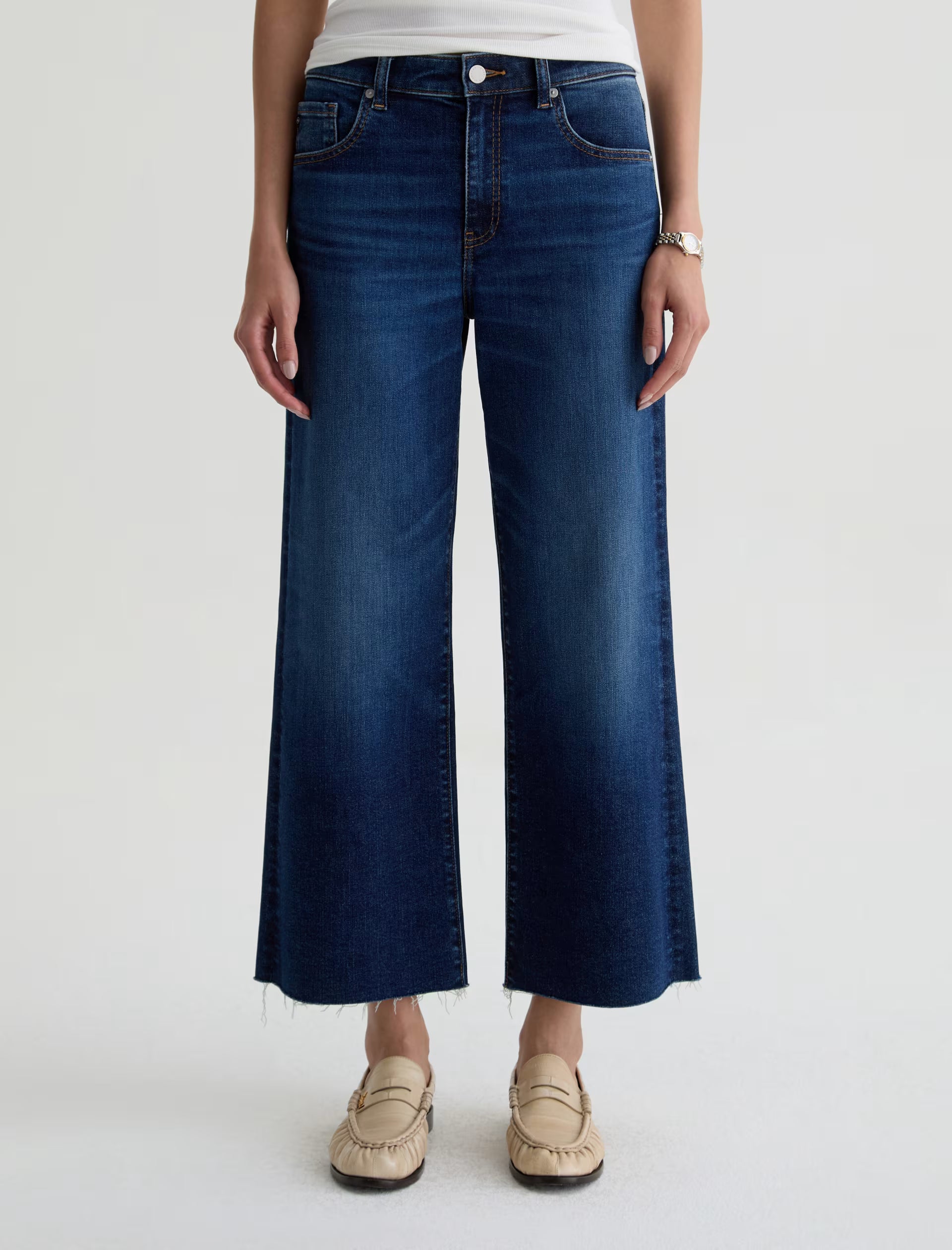 Saige Wide Leg Crop in Outspoken