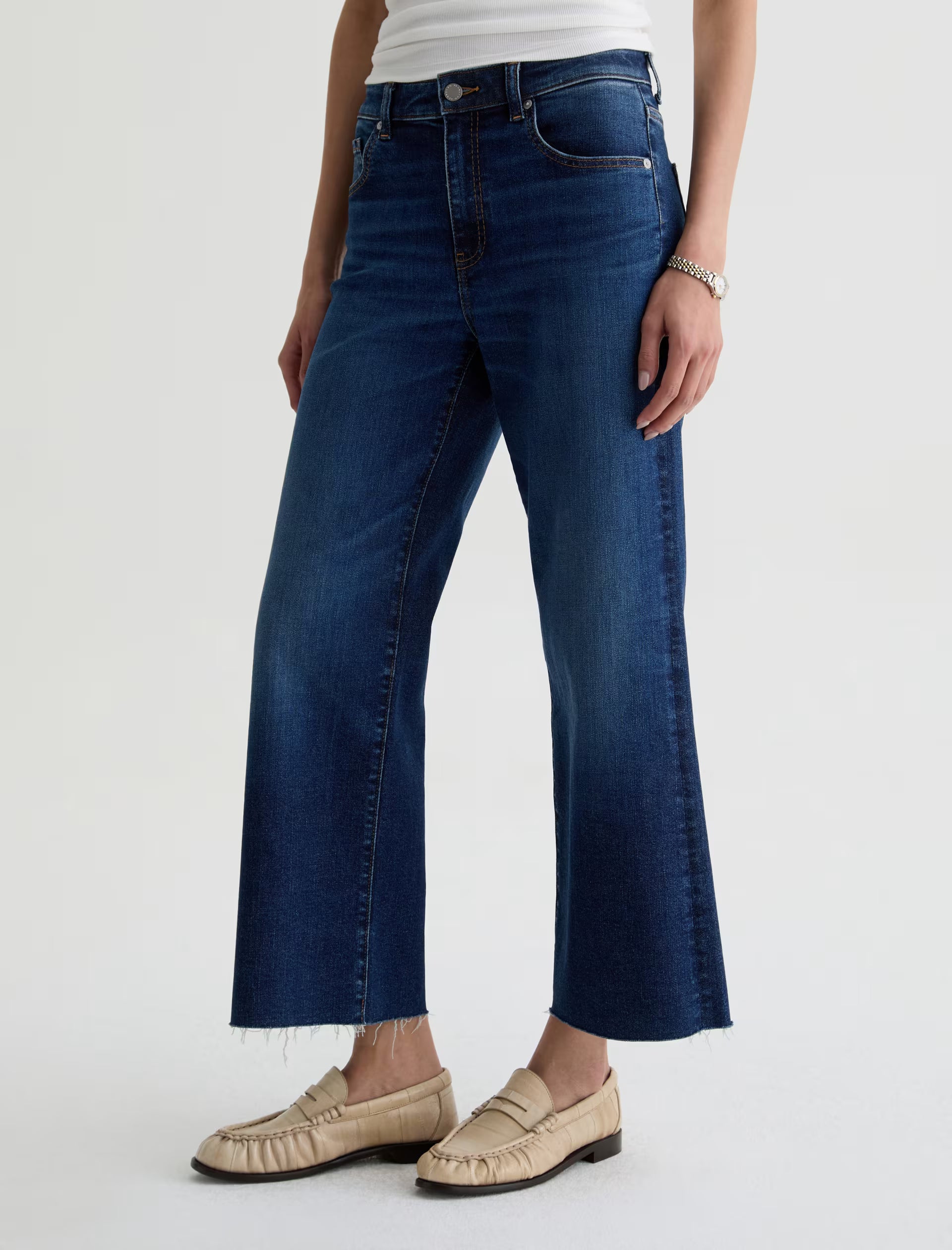 Saige Wide Leg Crop in Outspoken