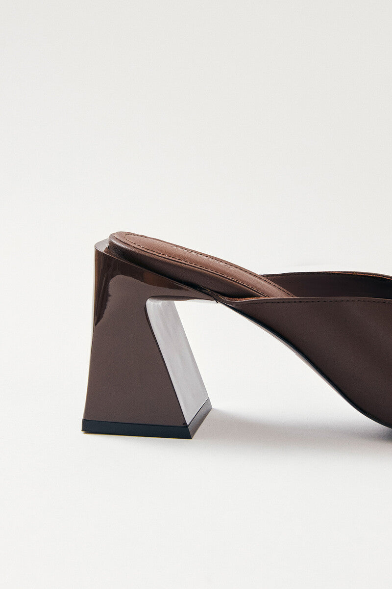 Tasha Leather Sandals in Brown