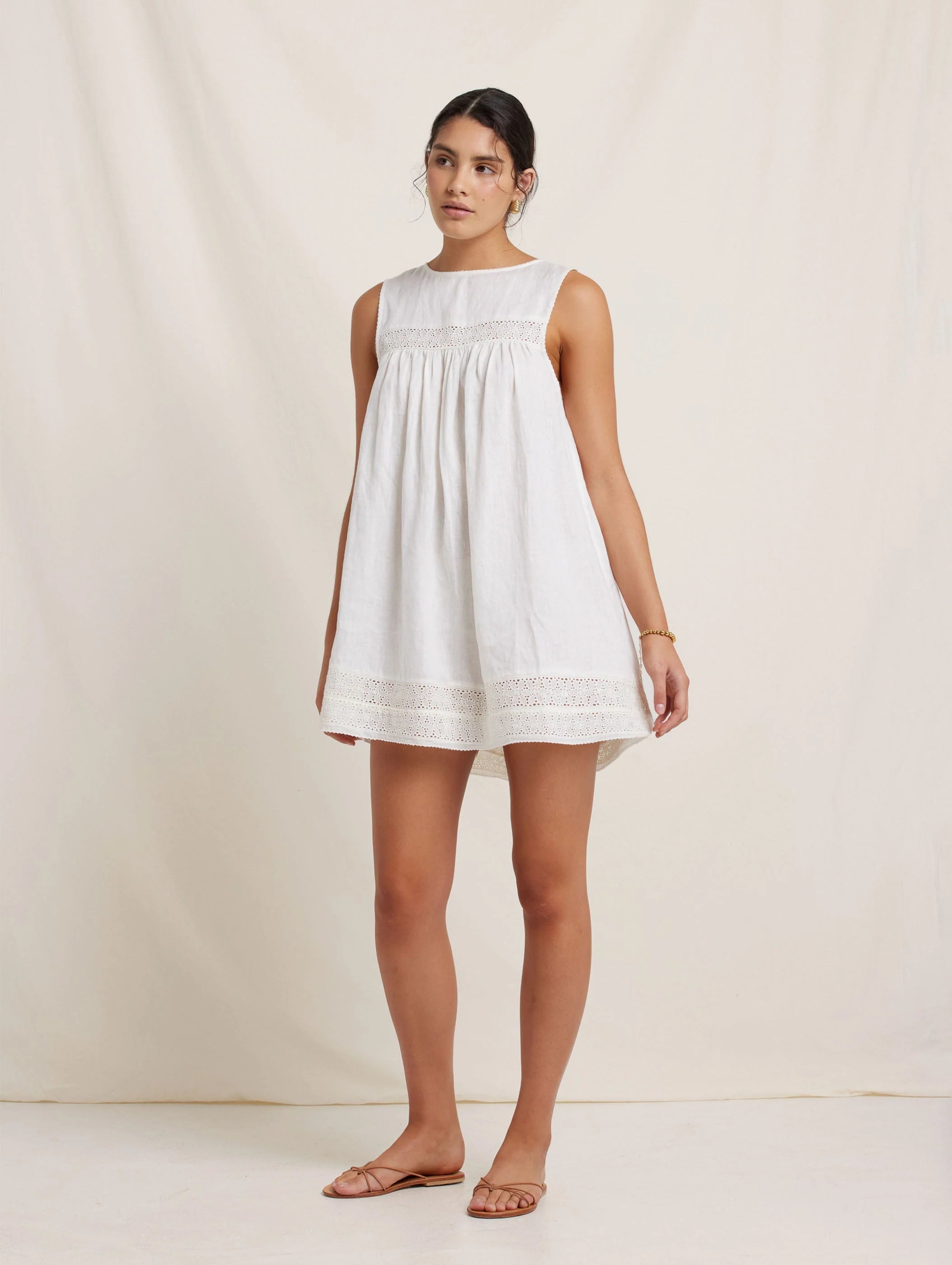 Brodeire Babydoll Dress