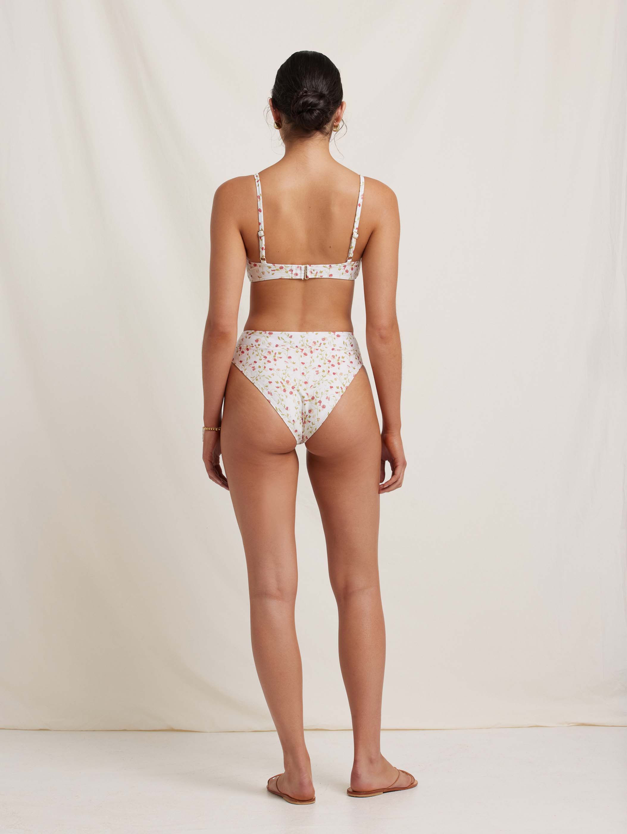 Mid High Cut Pant in Sweet Pea