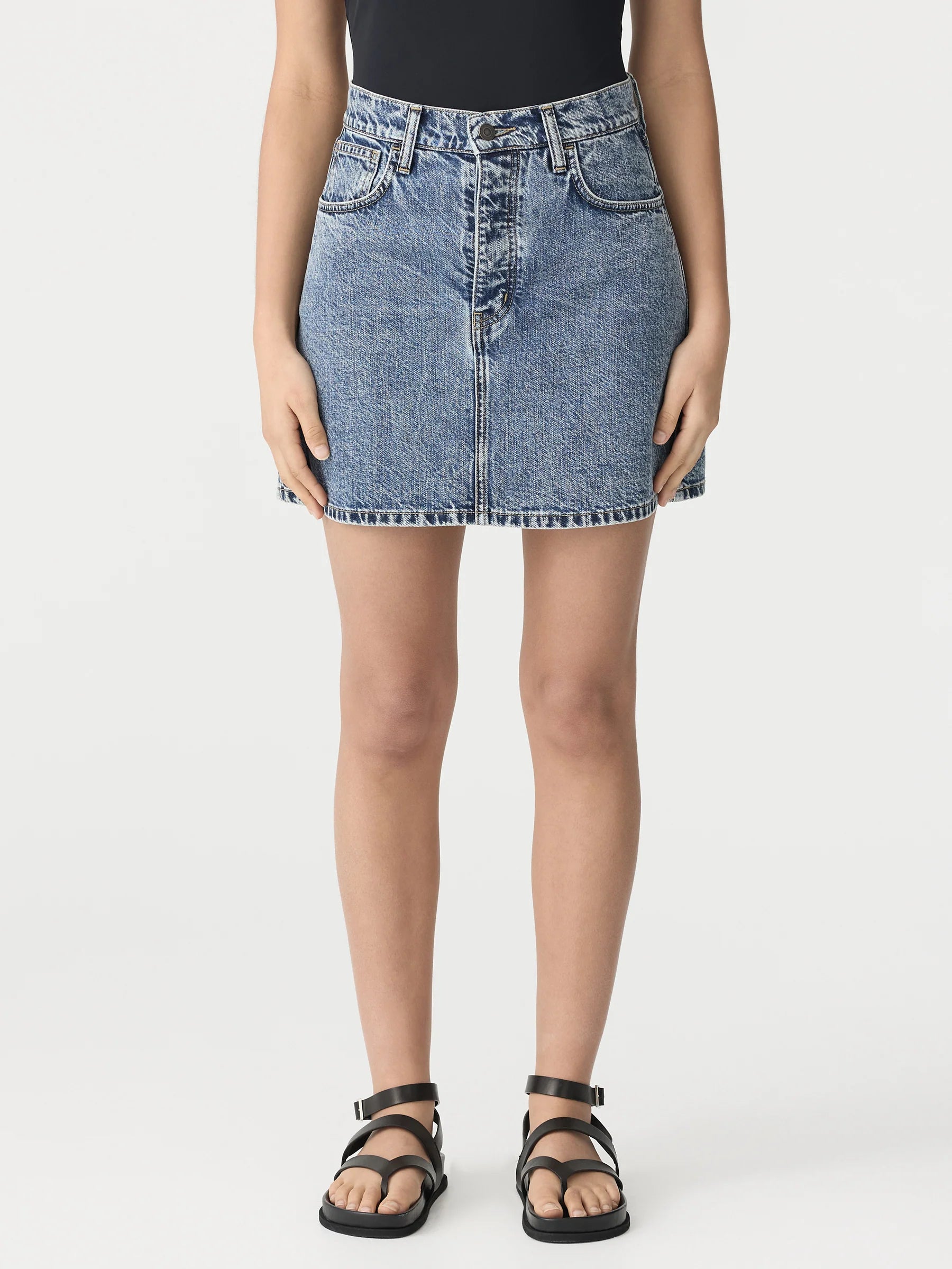 Denim Mini Skirt