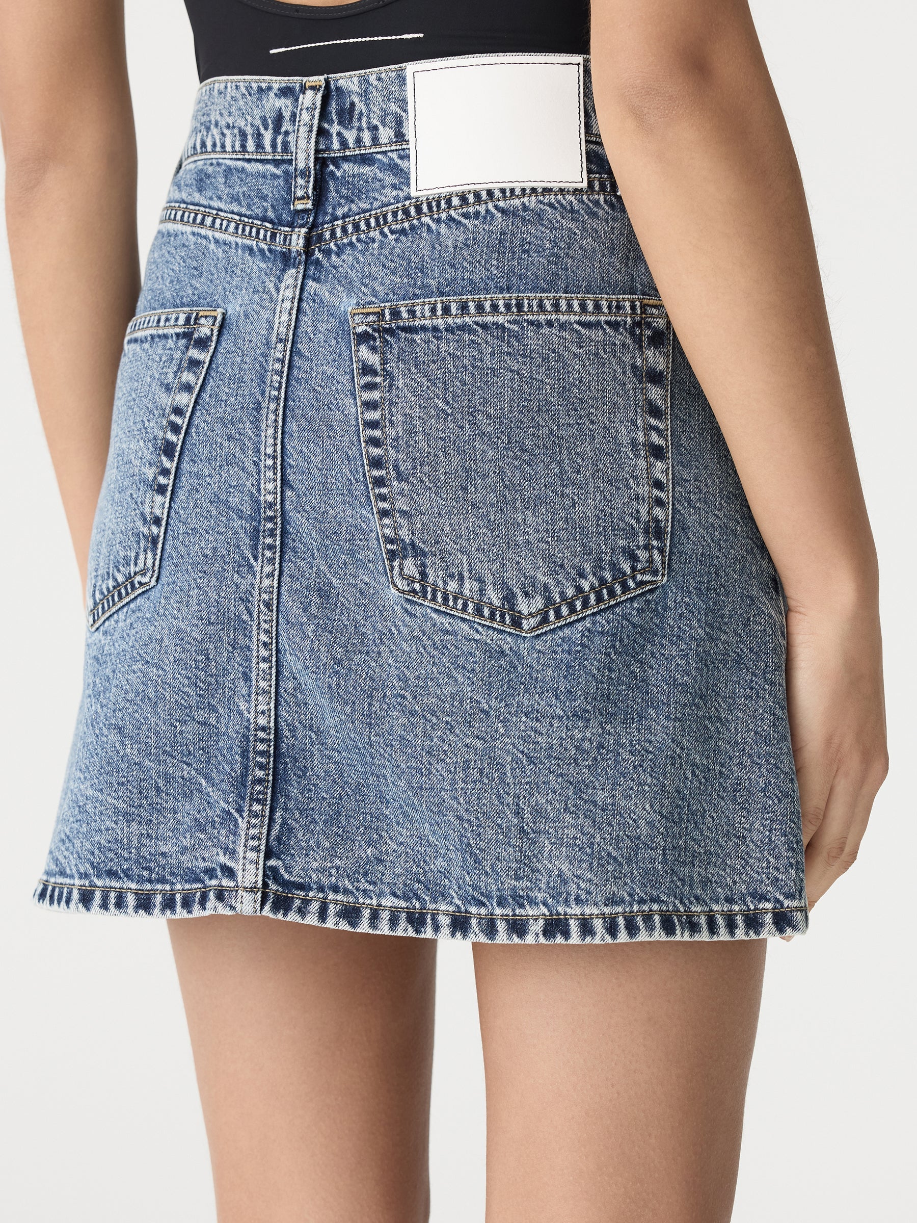 Denim Mini Skirt