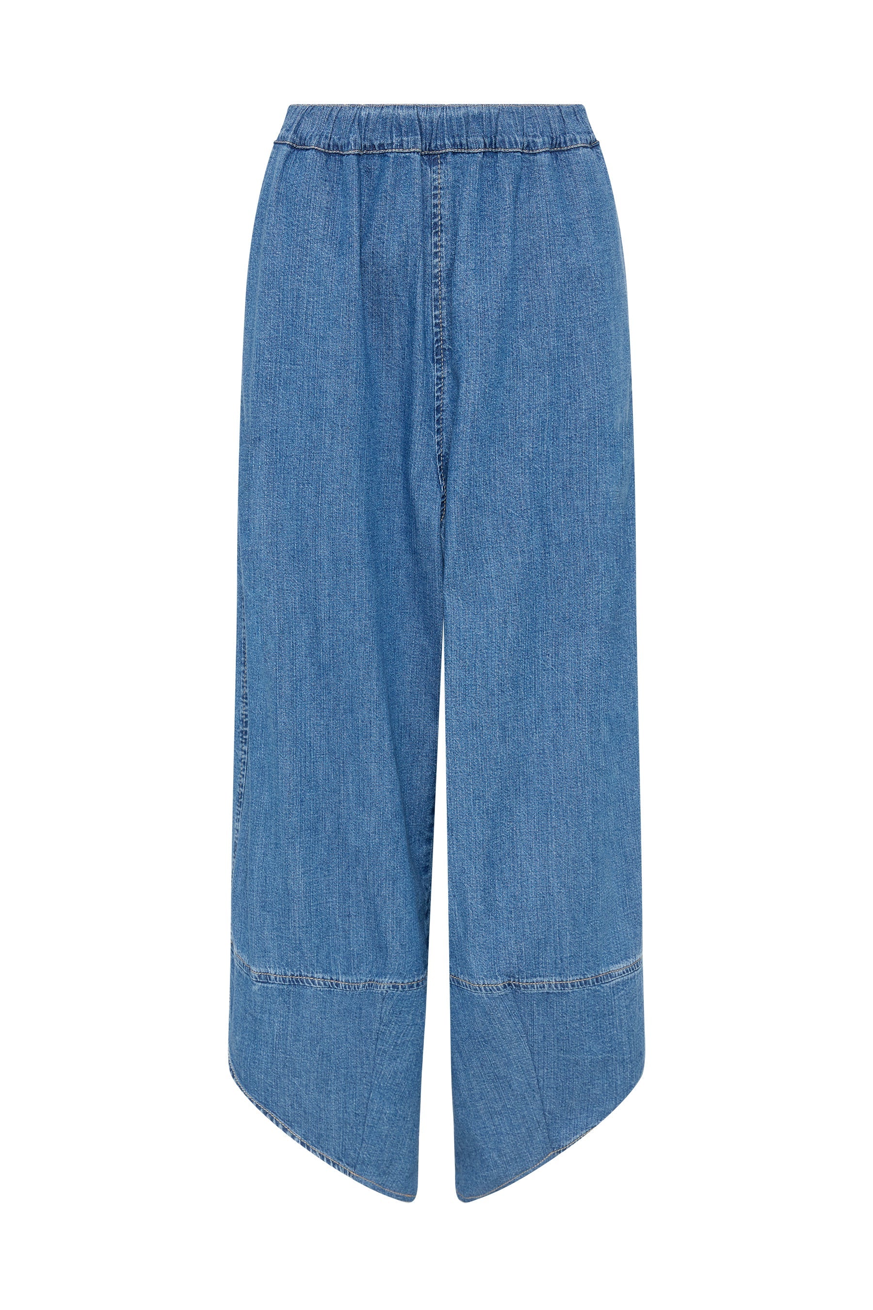 Denim Split Hem Pant