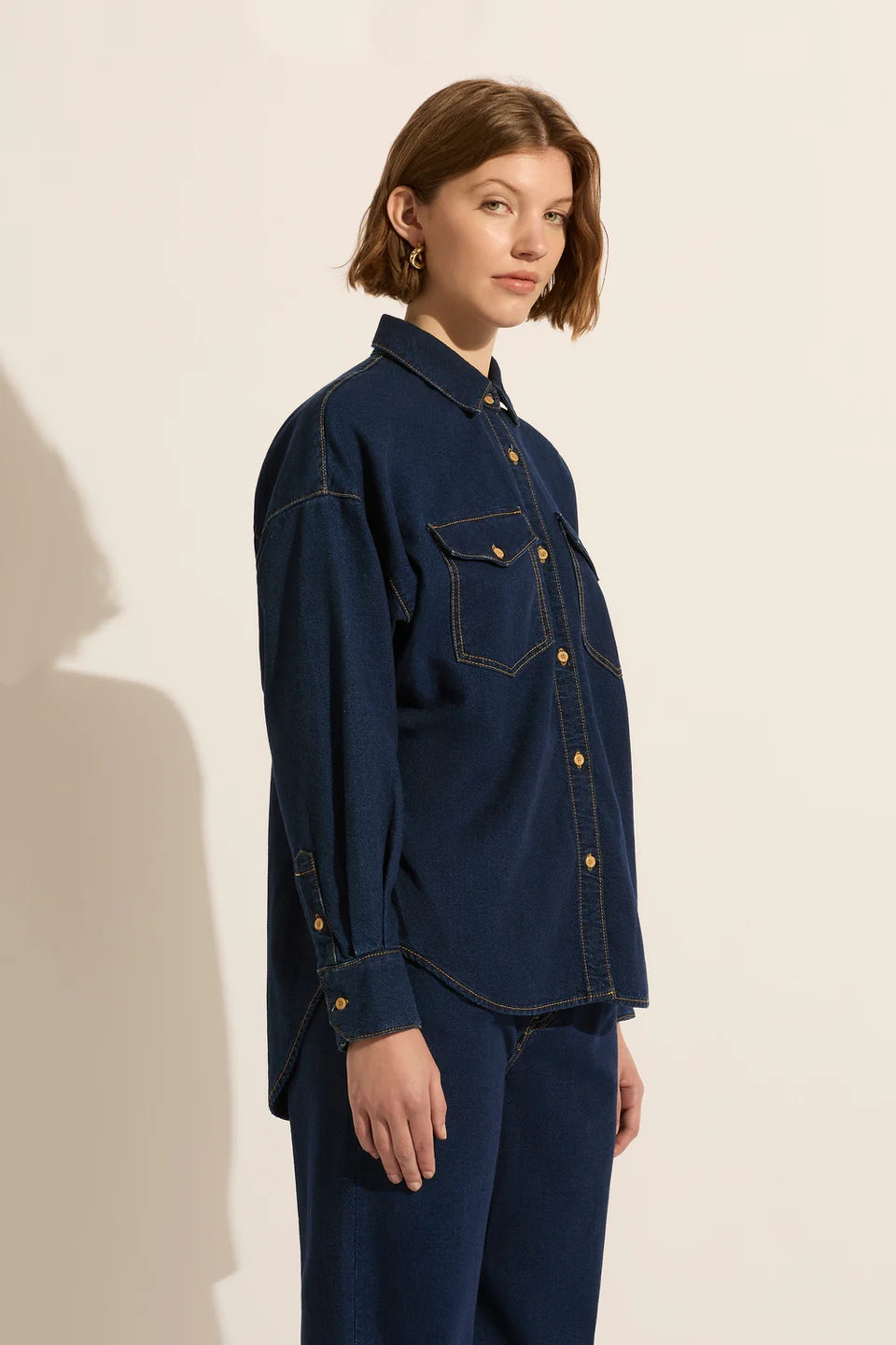 Amelia Long Sleeve Shirt in Vision