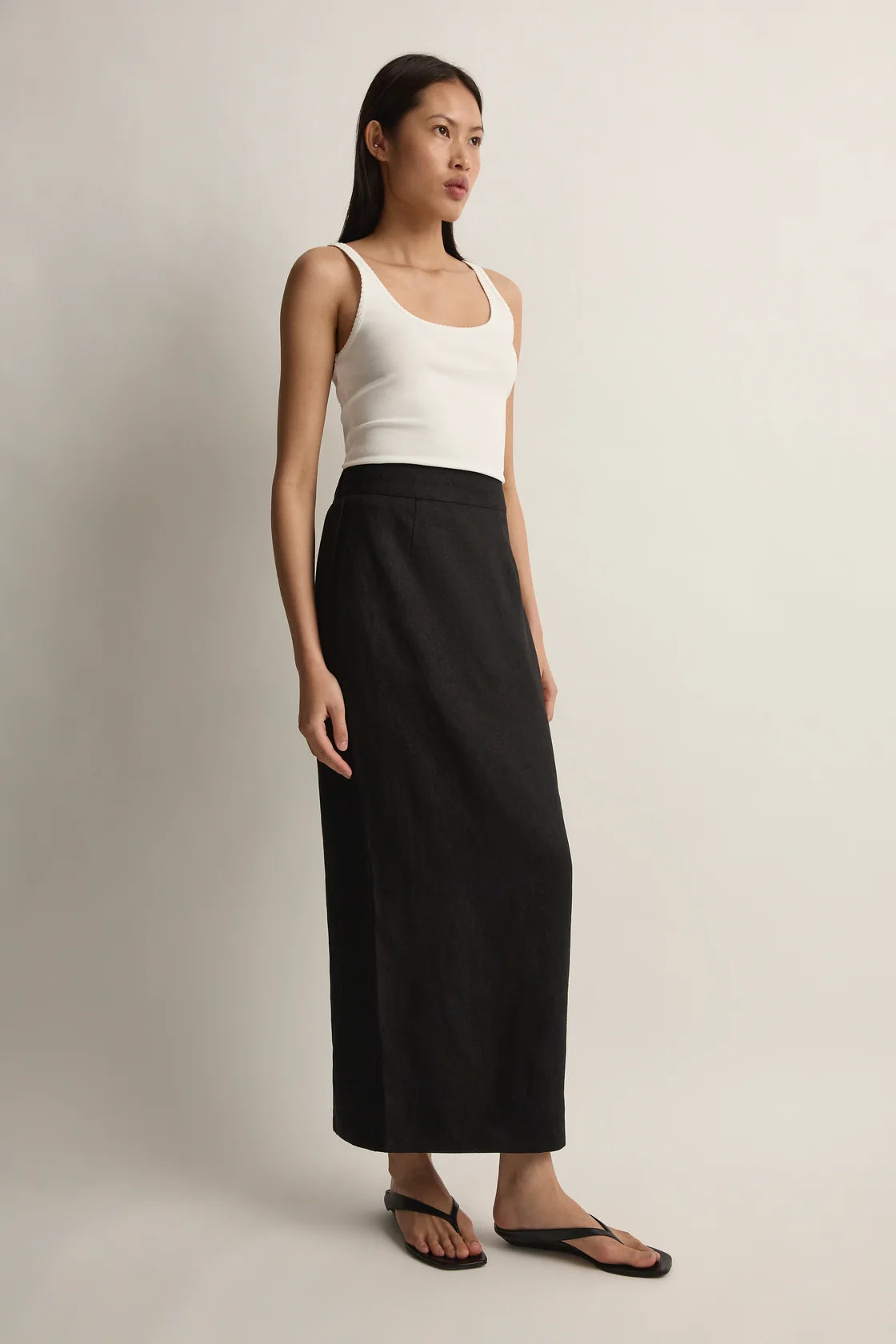 Emma Pencil Skirt in Black
