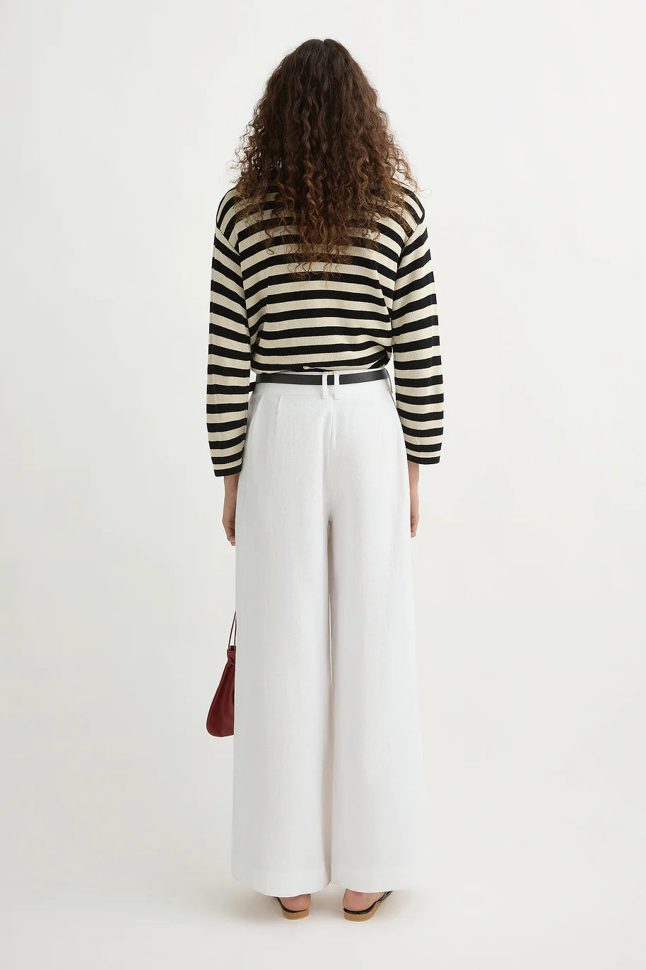 Parker Trouser in Ivory