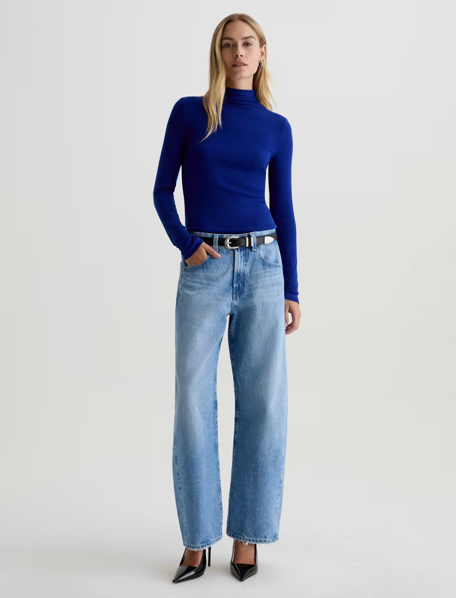 AG Jeans Hattie Barrel Jean in Blueprint